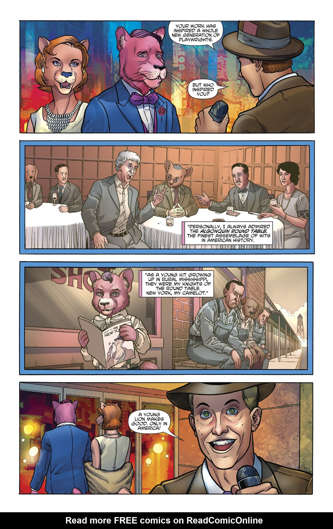 Read online Exit Stage Left: The Snagglepuss Chronicles comic -  Issue #1 - 6