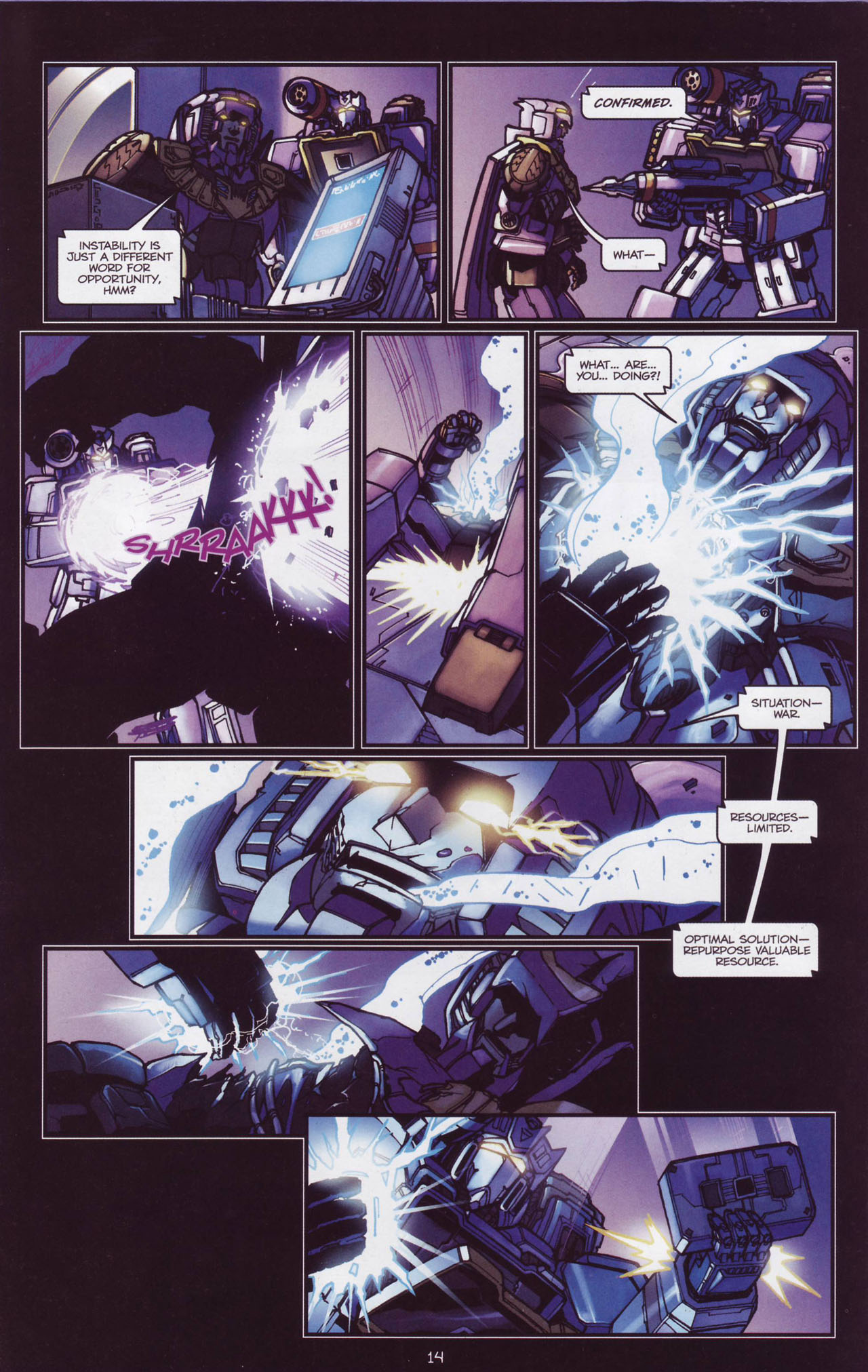 Read online The Transformers Megatron Origin comic -  Issue #4 - 17