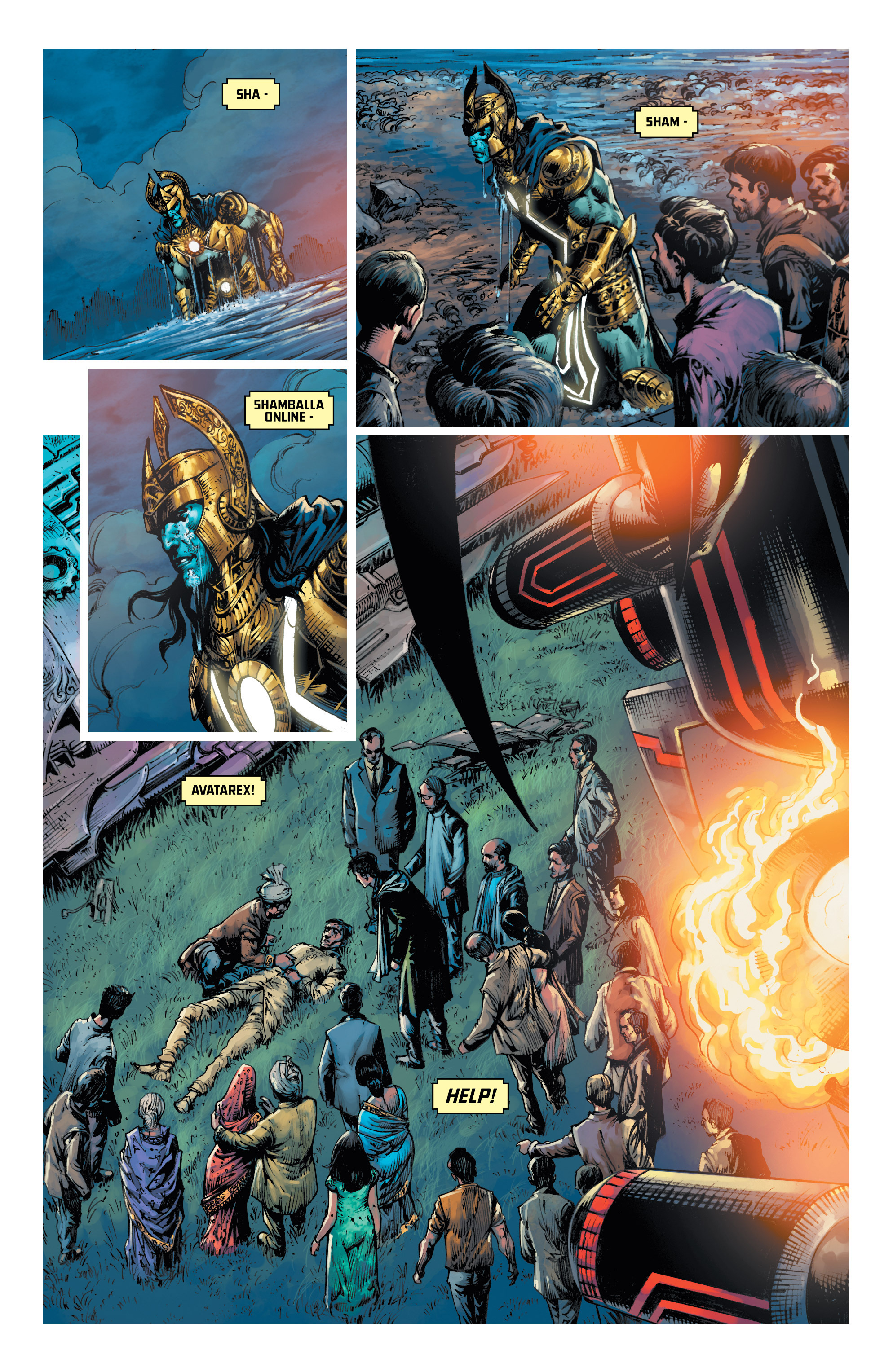 Read online Grant Morrison's Avatarex: Destroyer of Darkness comic -  Issue #2 - 14