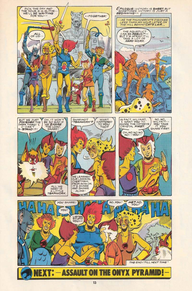 Read online ThunderCats (1987) comic -  Issue #16 - 13