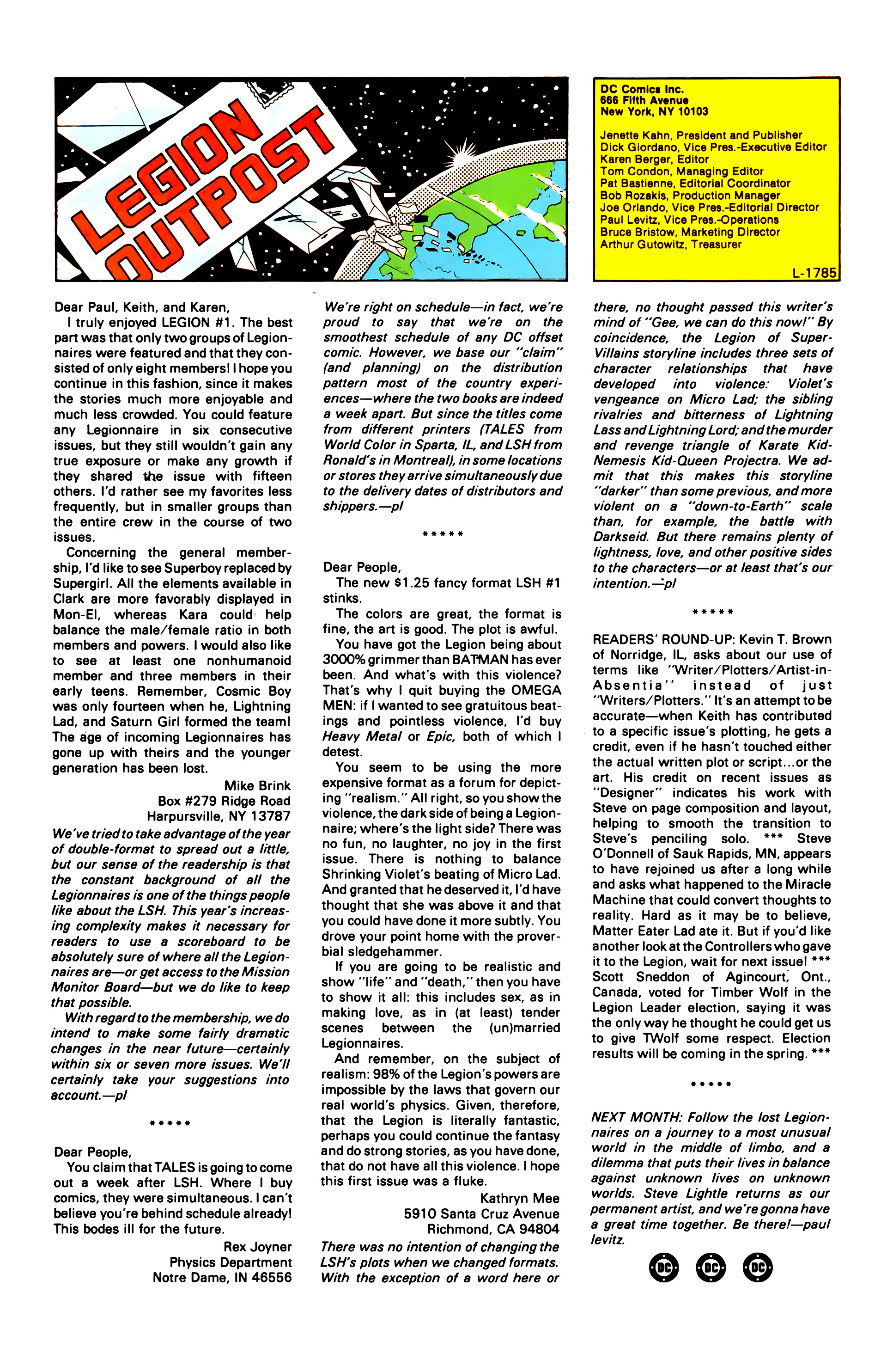 Read online Legion of Super-Heroes (1984) comic -  Issue #6 - 25