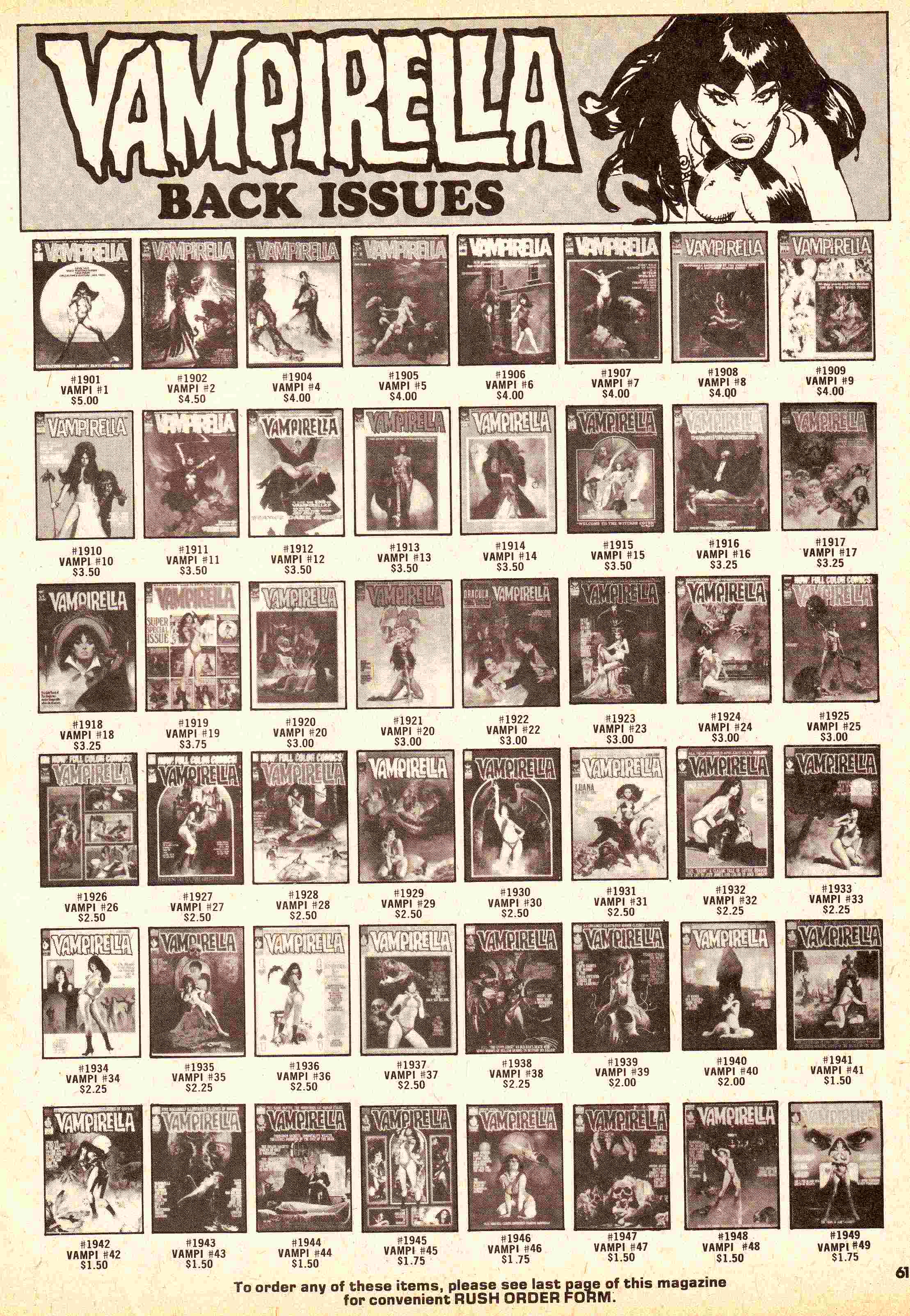 Read online Vampirella (1969) comic -  Issue #50 - 61