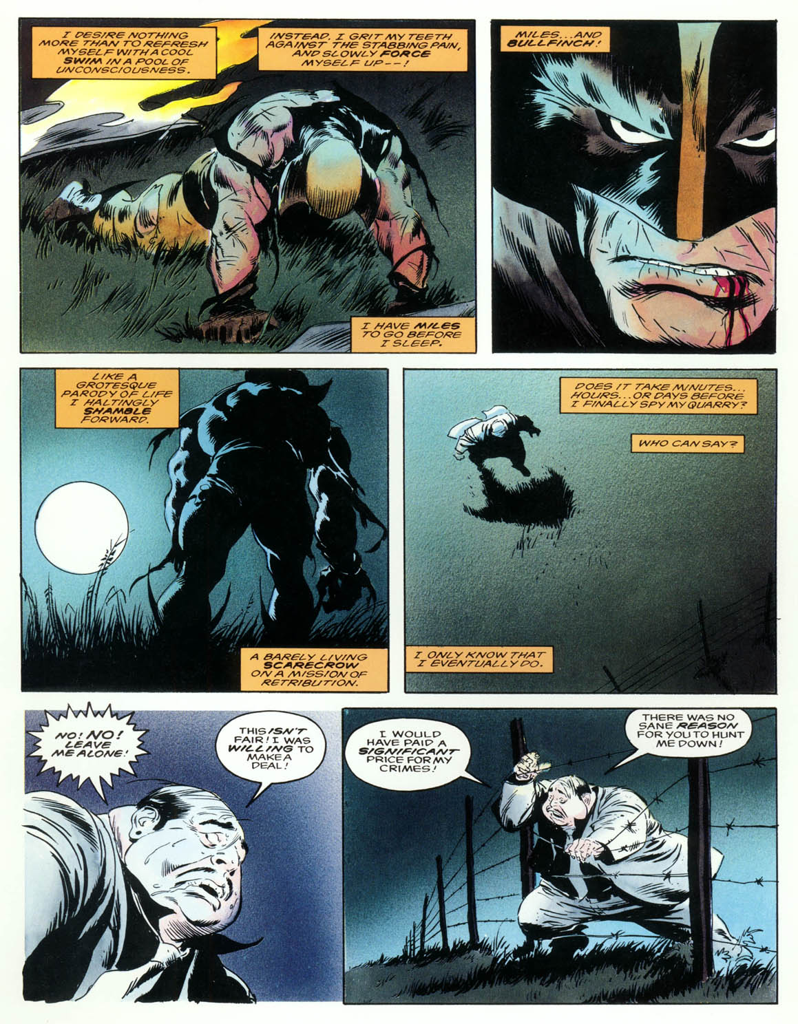 Read online Marvel Graphic Novel comic - Issue #67 - Wolverine - Bloody ...