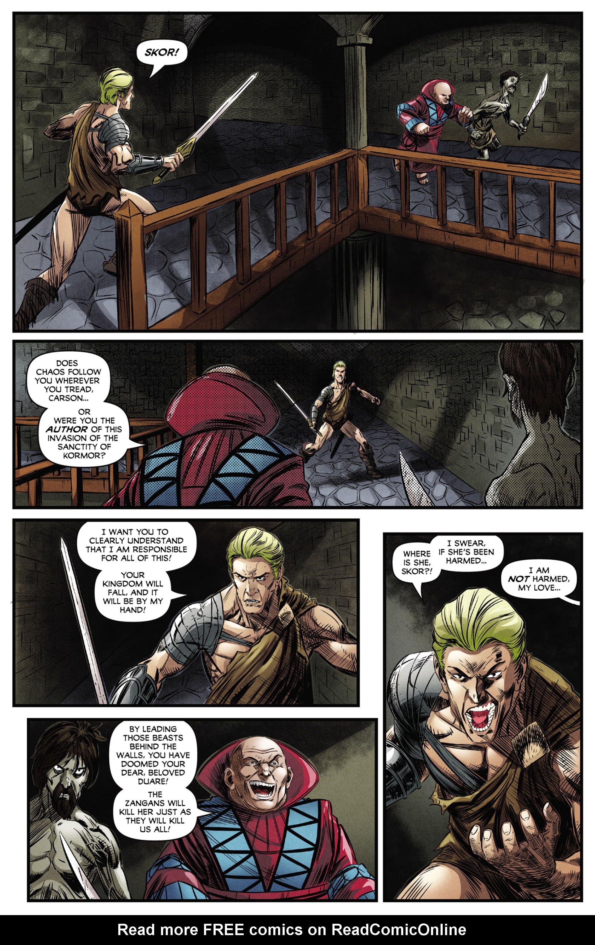 Read online ERB Carson of Venus: Realm of the Dead comic -  Issue #3 - 17