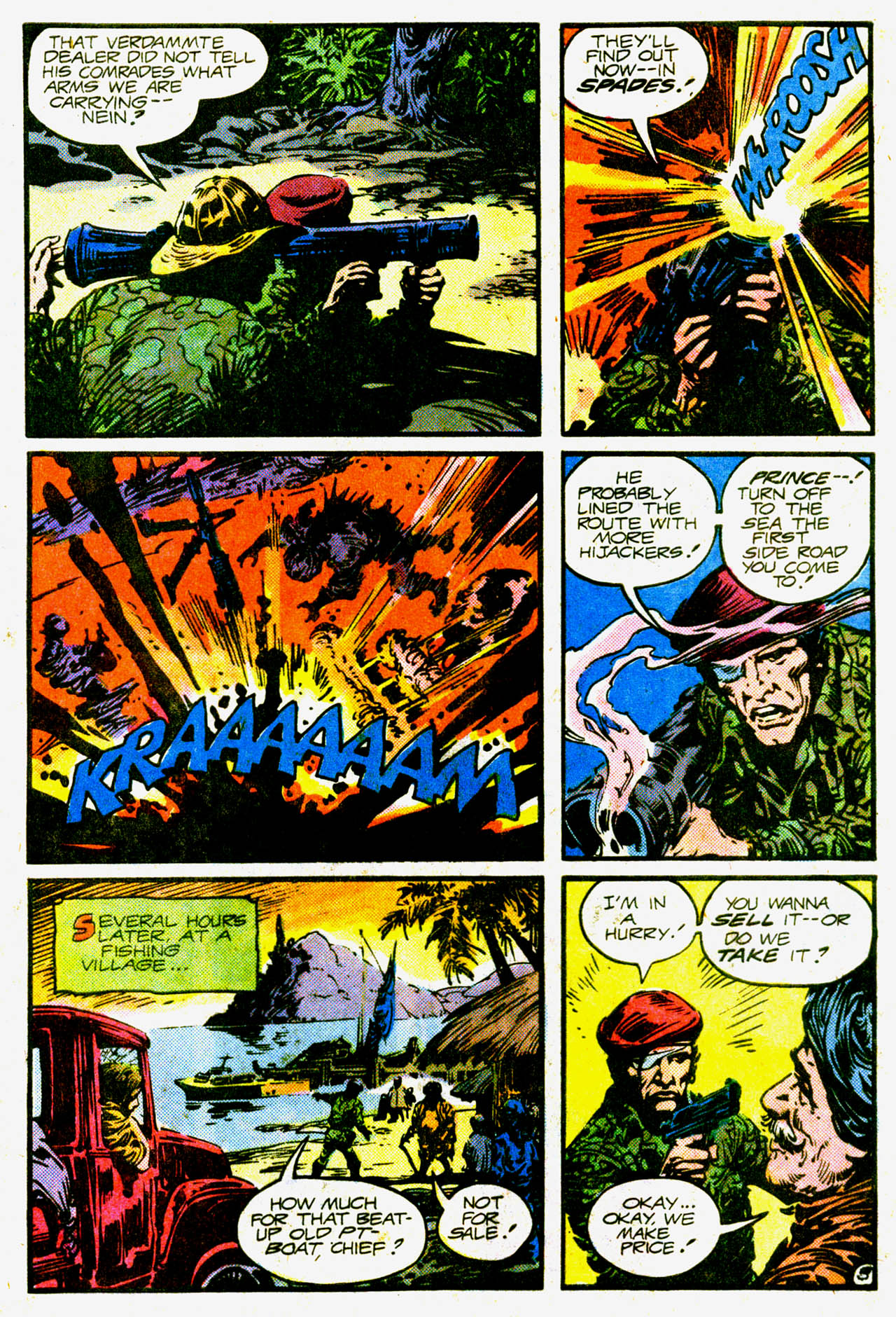 Read online G.I. Combat (1952) comic -  Issue #258 - 21