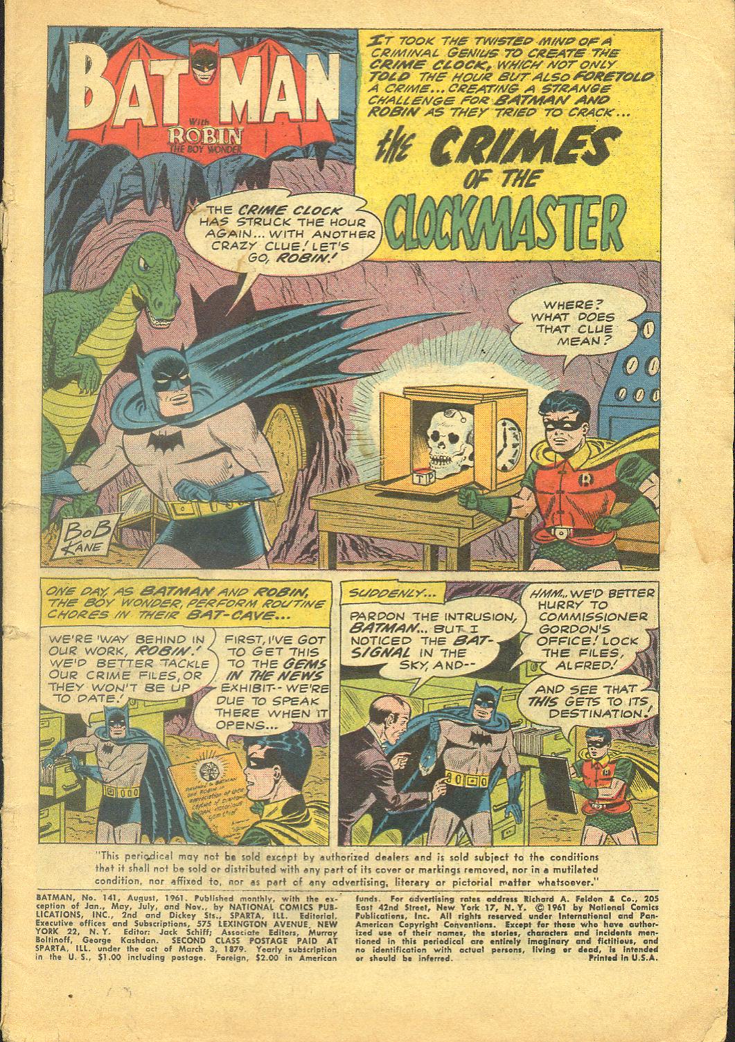 Read online Batman (1940) comic -  Issue #141 - 2