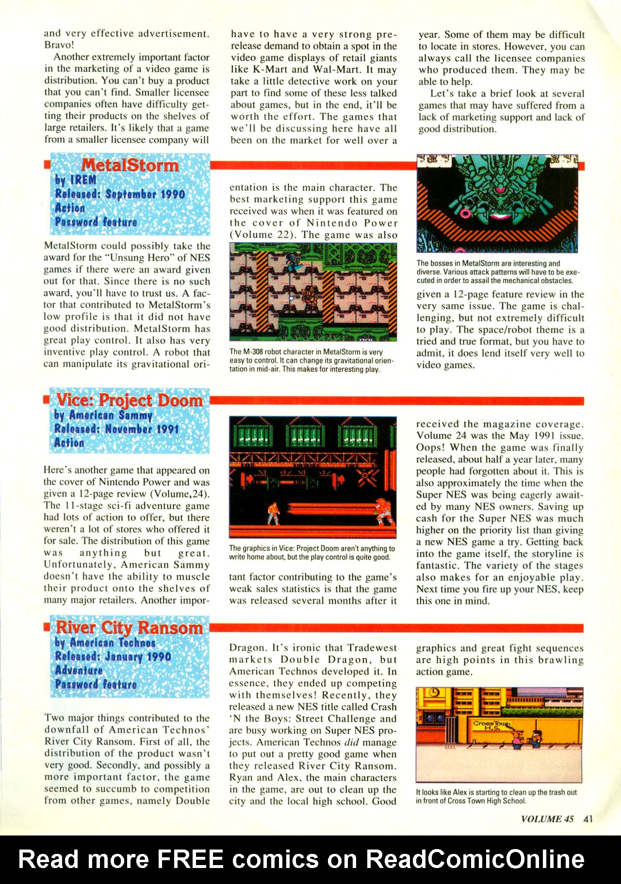 Read online Nintendo Power comic -  Issue #45 - 44