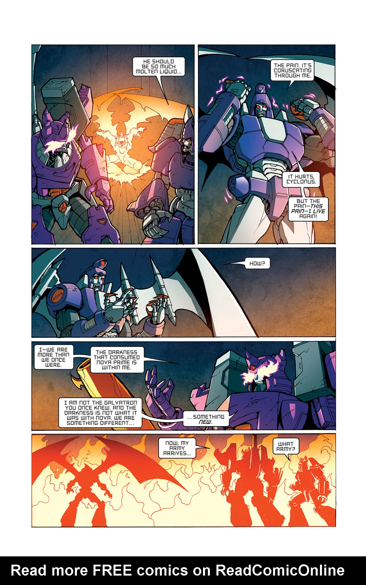 Read online The Transformers: All Hail Megatron comic -  Issue #14 - 20