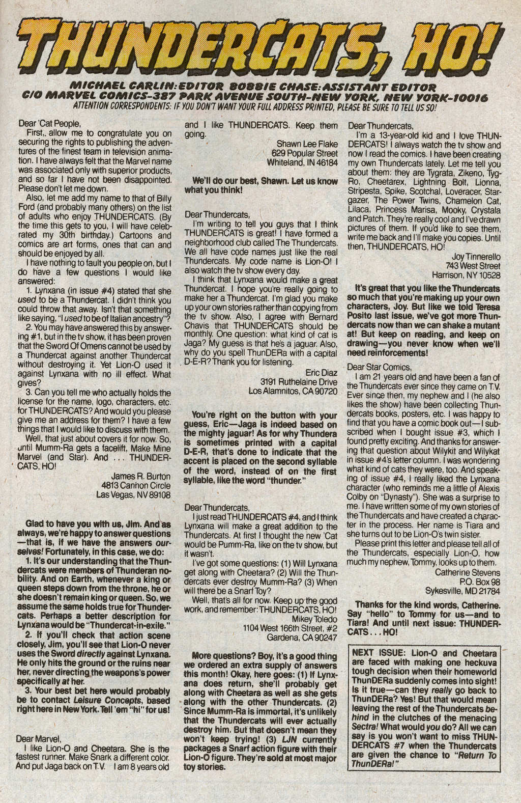 Read online ThunderCats (1985) comic -  Issue #6 - 33