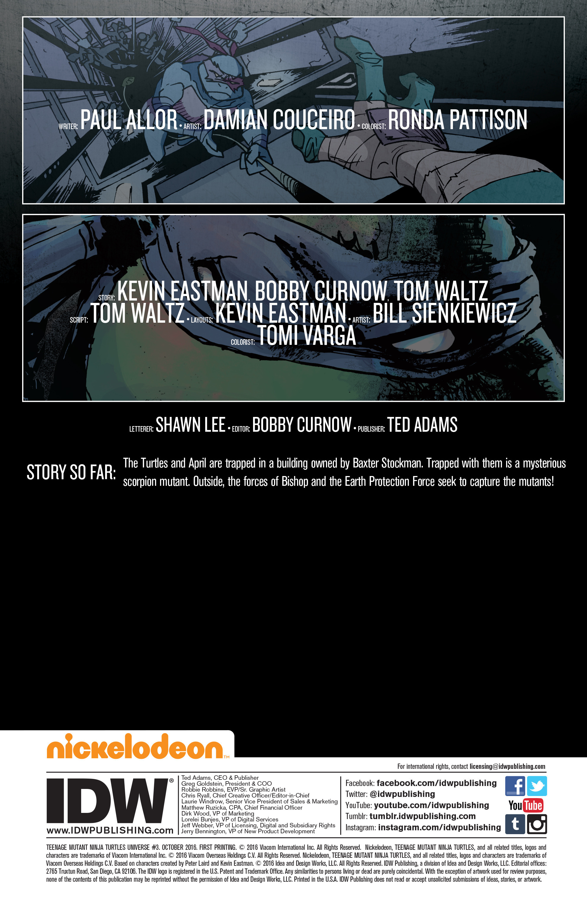 Read online Teenage Mutant Ninja Turtles Universe comic -  Issue #3 - 2