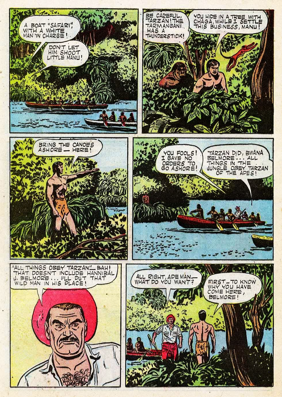 Read online Tarzan (1948) comic -  Issue #13 - 28