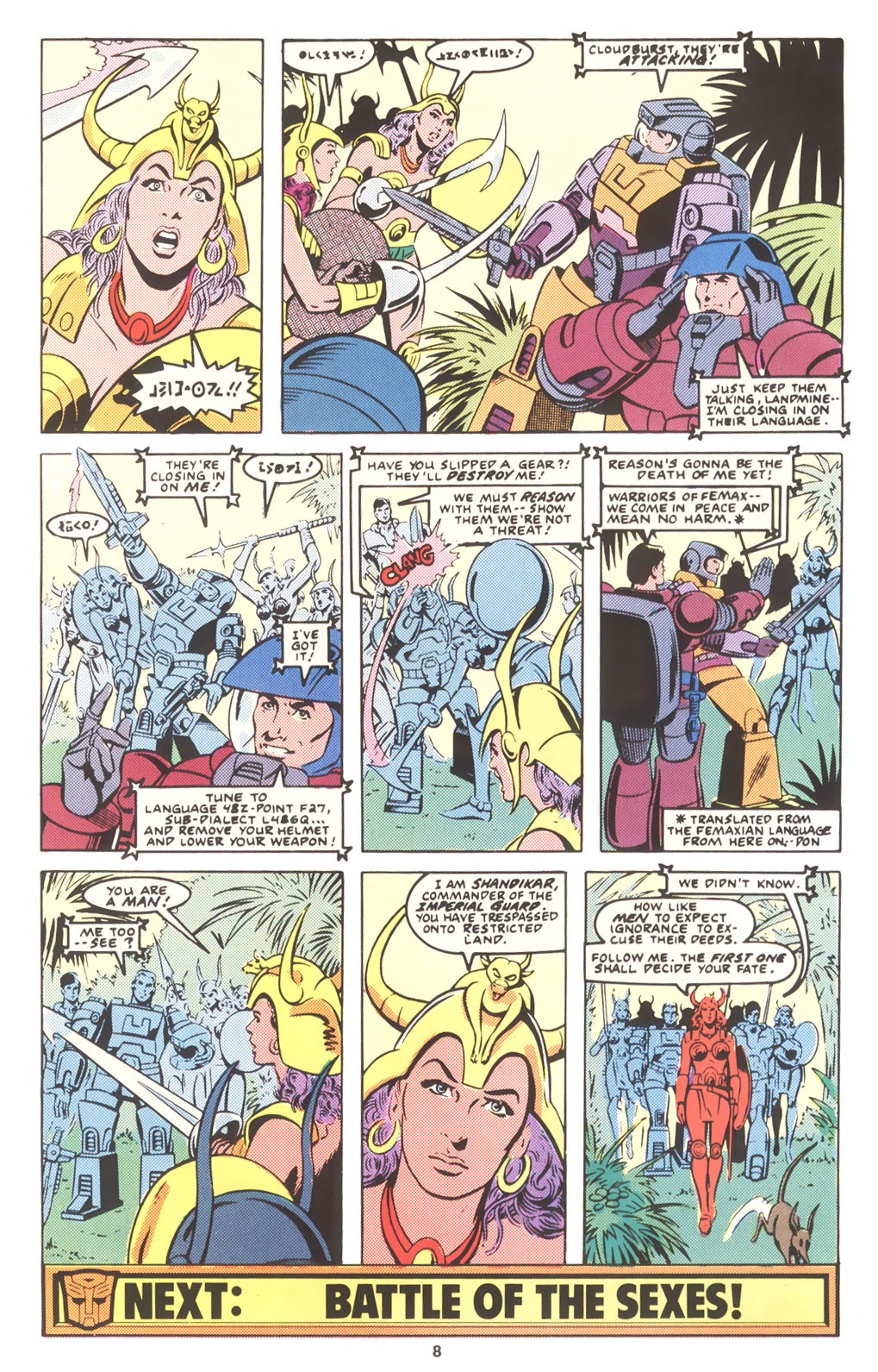 Read online The Transformers (UK) comic -  Issue #218 - 8