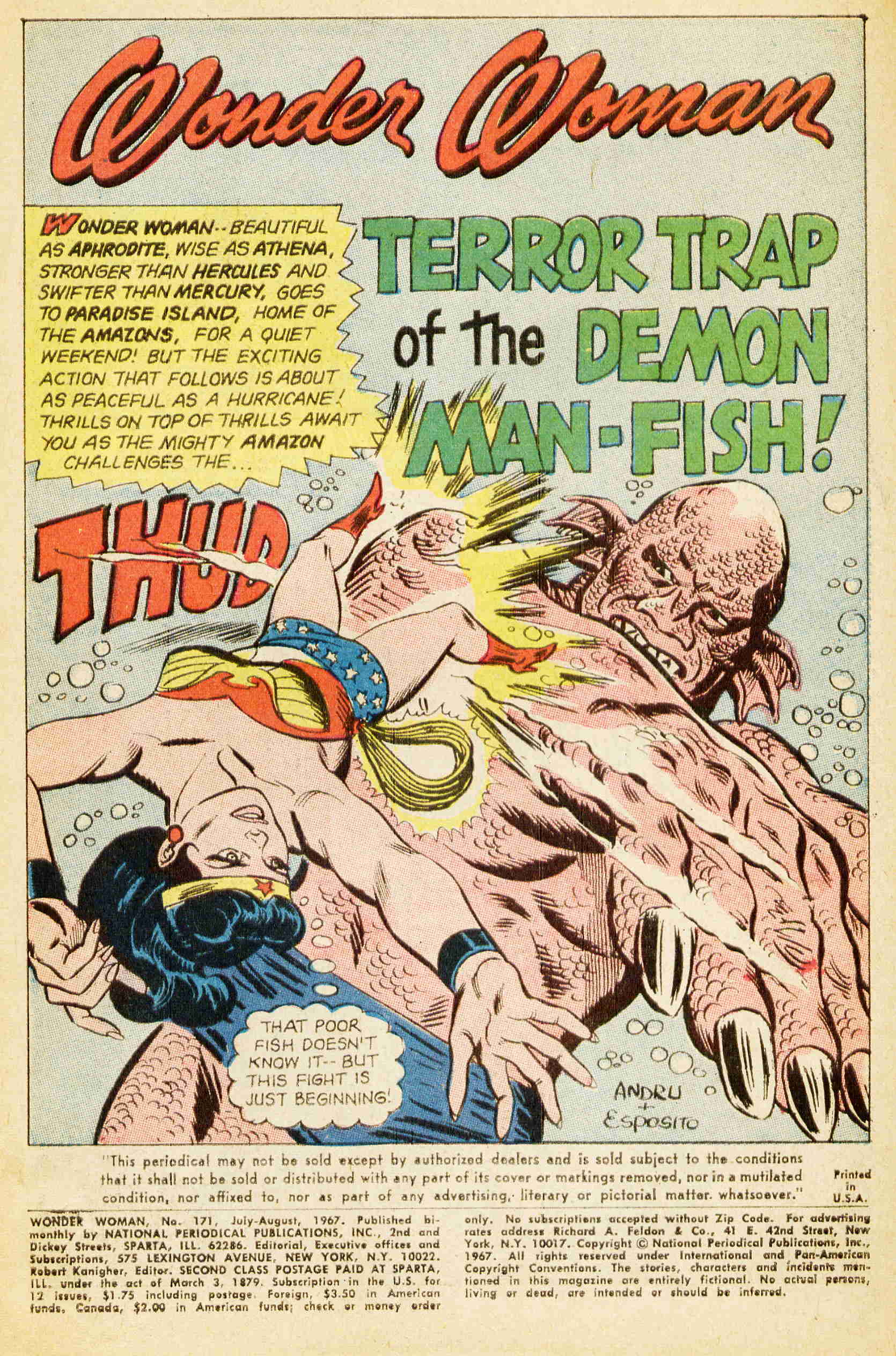 Read online Wonder Woman (1942) comic -  Issue #171 - 2
