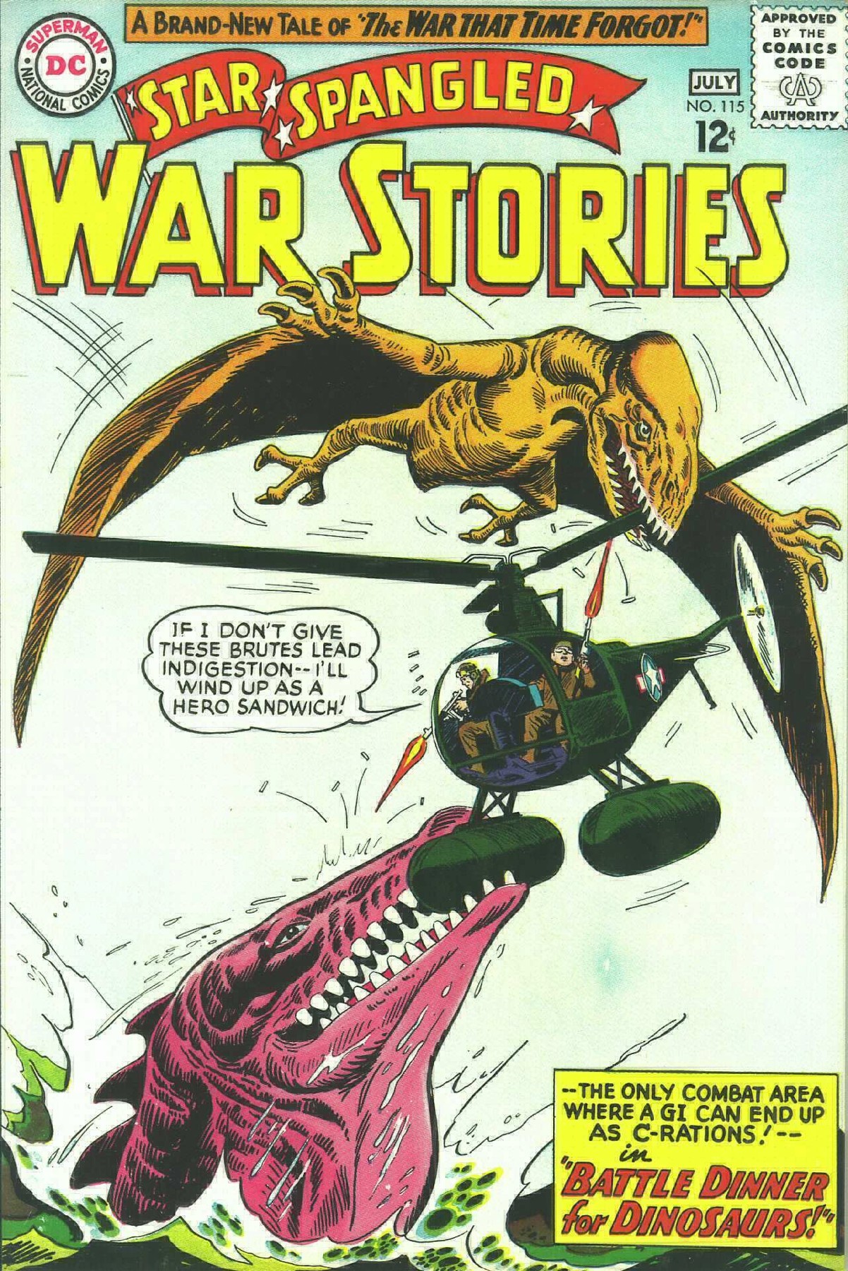 Read online Star Spangled War Stories (1952) comic -  Issue #115 - 1