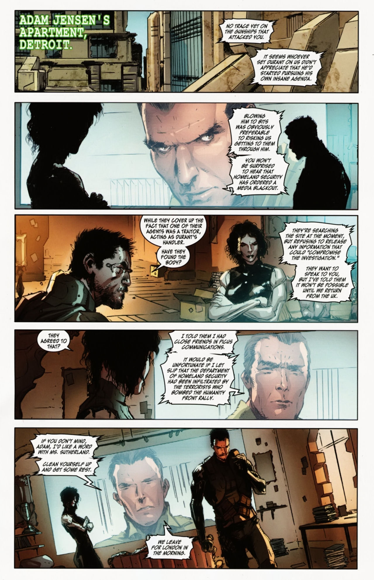 Read online Deus Ex comic -  Issue #5 - 11