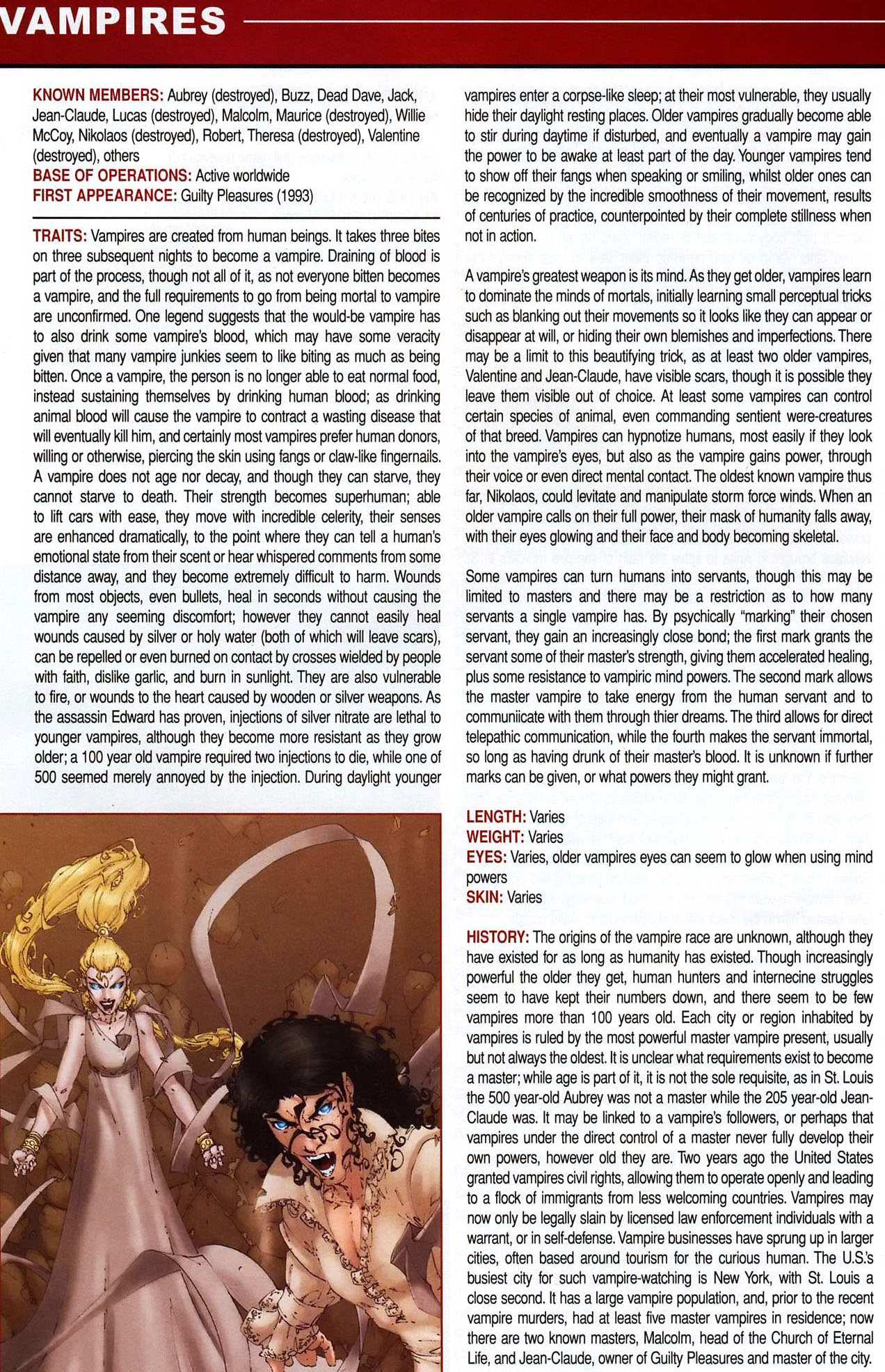 Read online Anita Blake, Vampire Hunter: Guilty Pleasures Handbook comic -  Issue #Anita Blake, Vampire Hunter: Guilty Pleasures Handbook Full - 32
