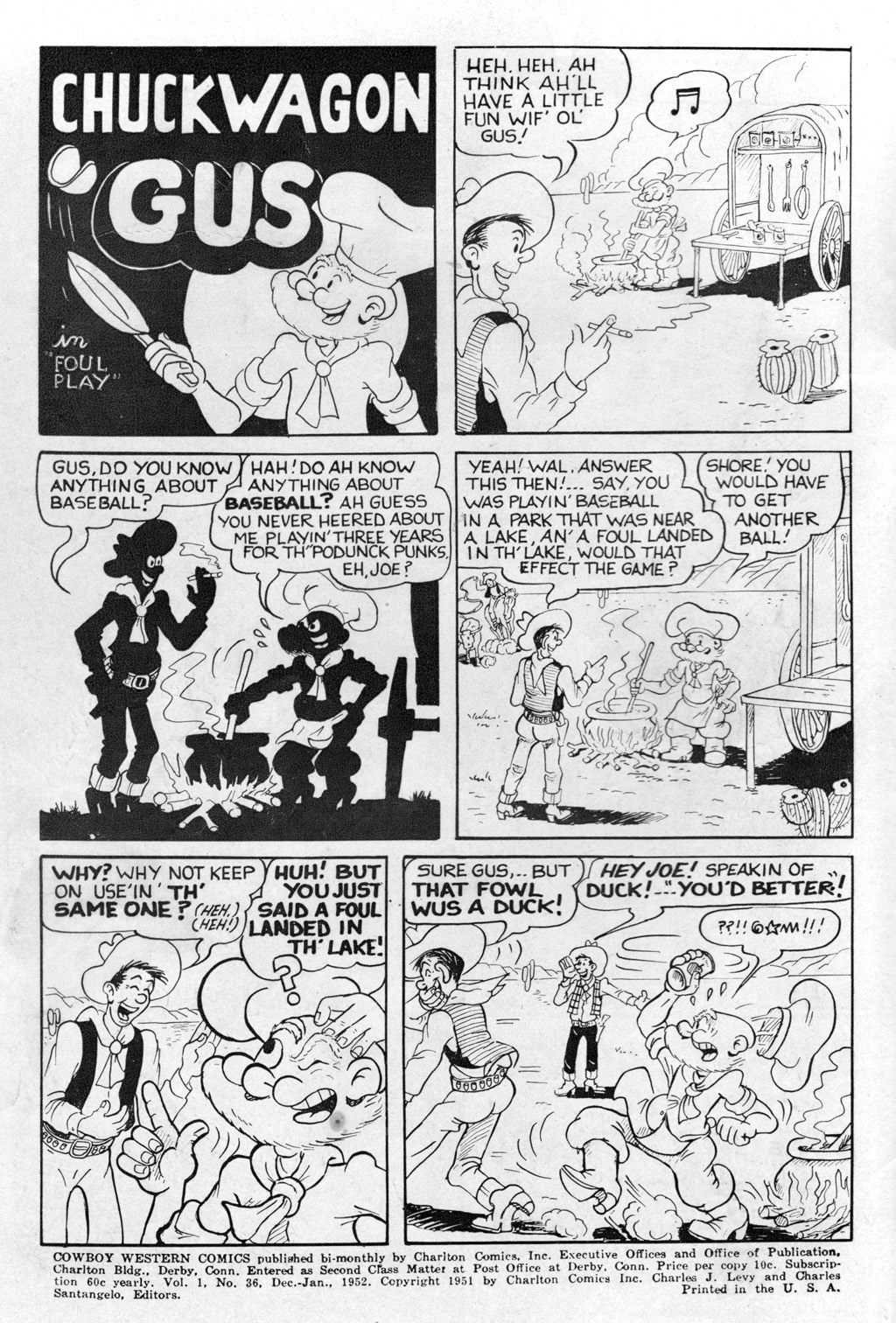 Read online Cowboy Western Comics (1948) comic -  Issue #36 - 2