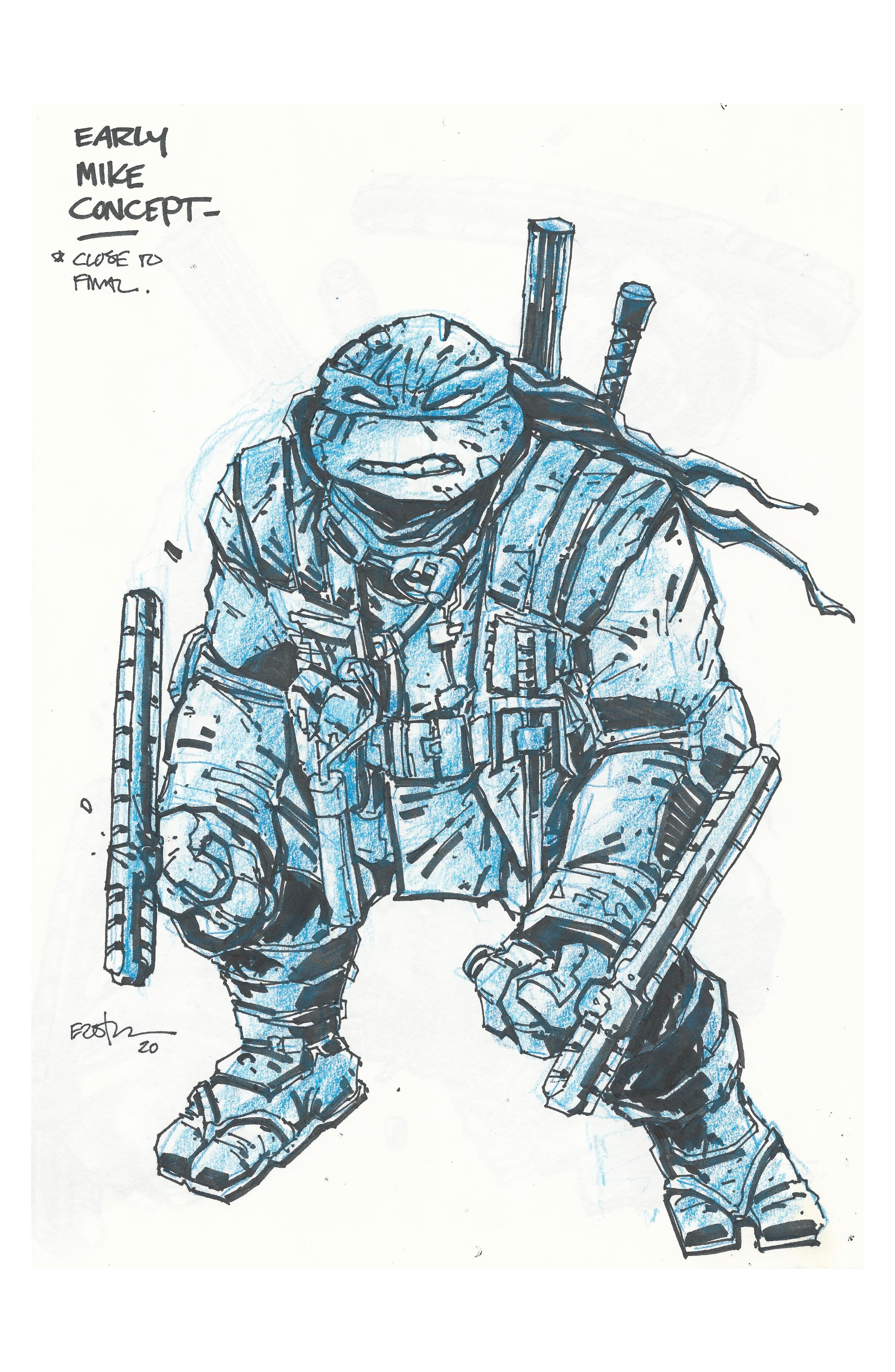 Read online Teenage Mutant Ninja Turtles: The Last Ronin comic -  Issue # _Director's Cut - 55