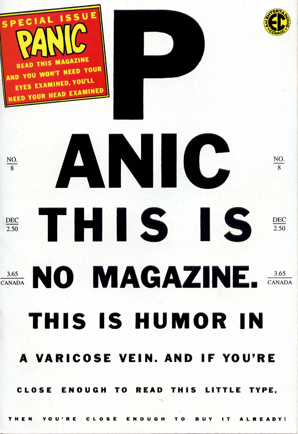 Read online Panic comic -  Issue #8 - 1