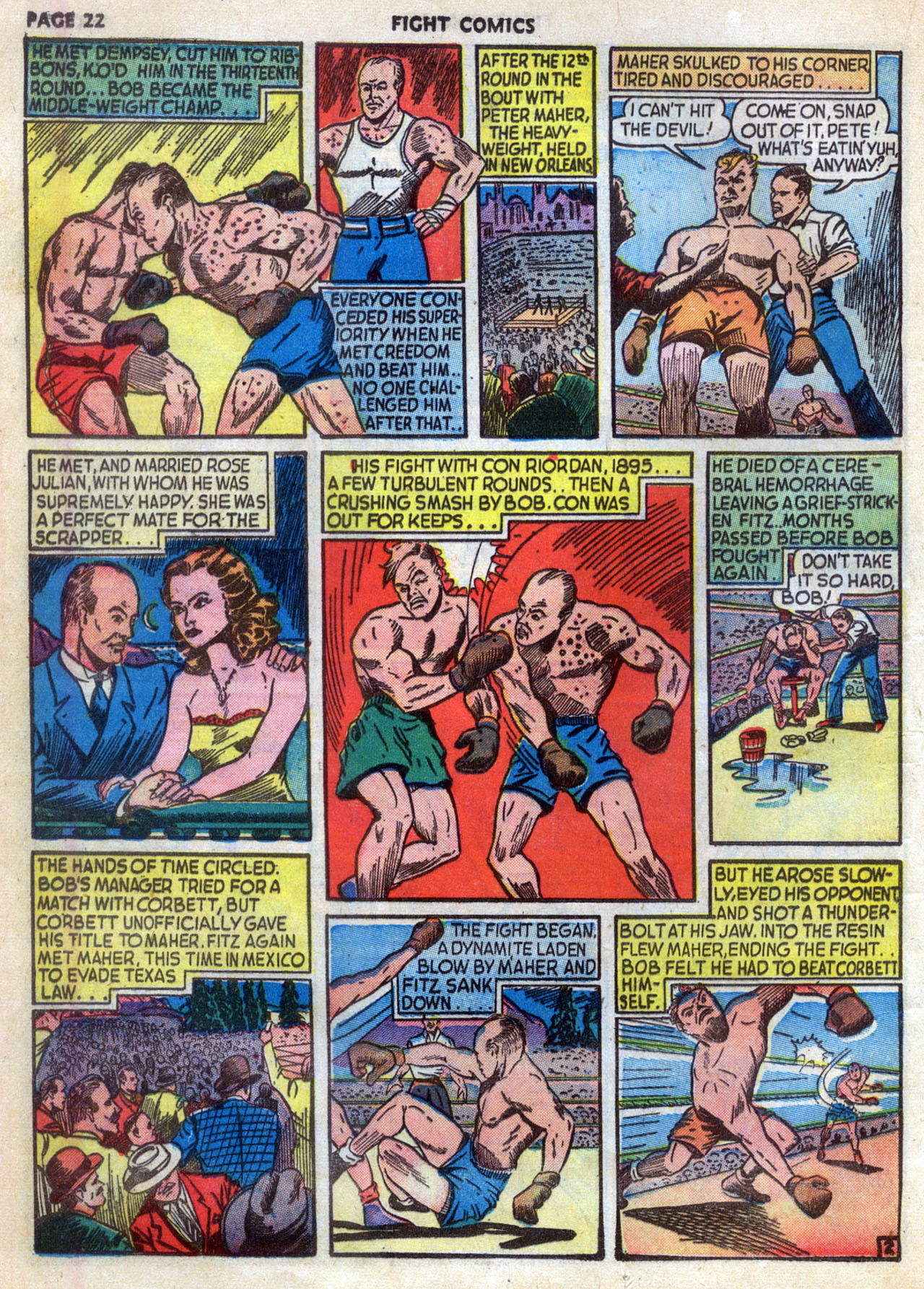 Read online Fight Comics comic -  Issue #9 - 24