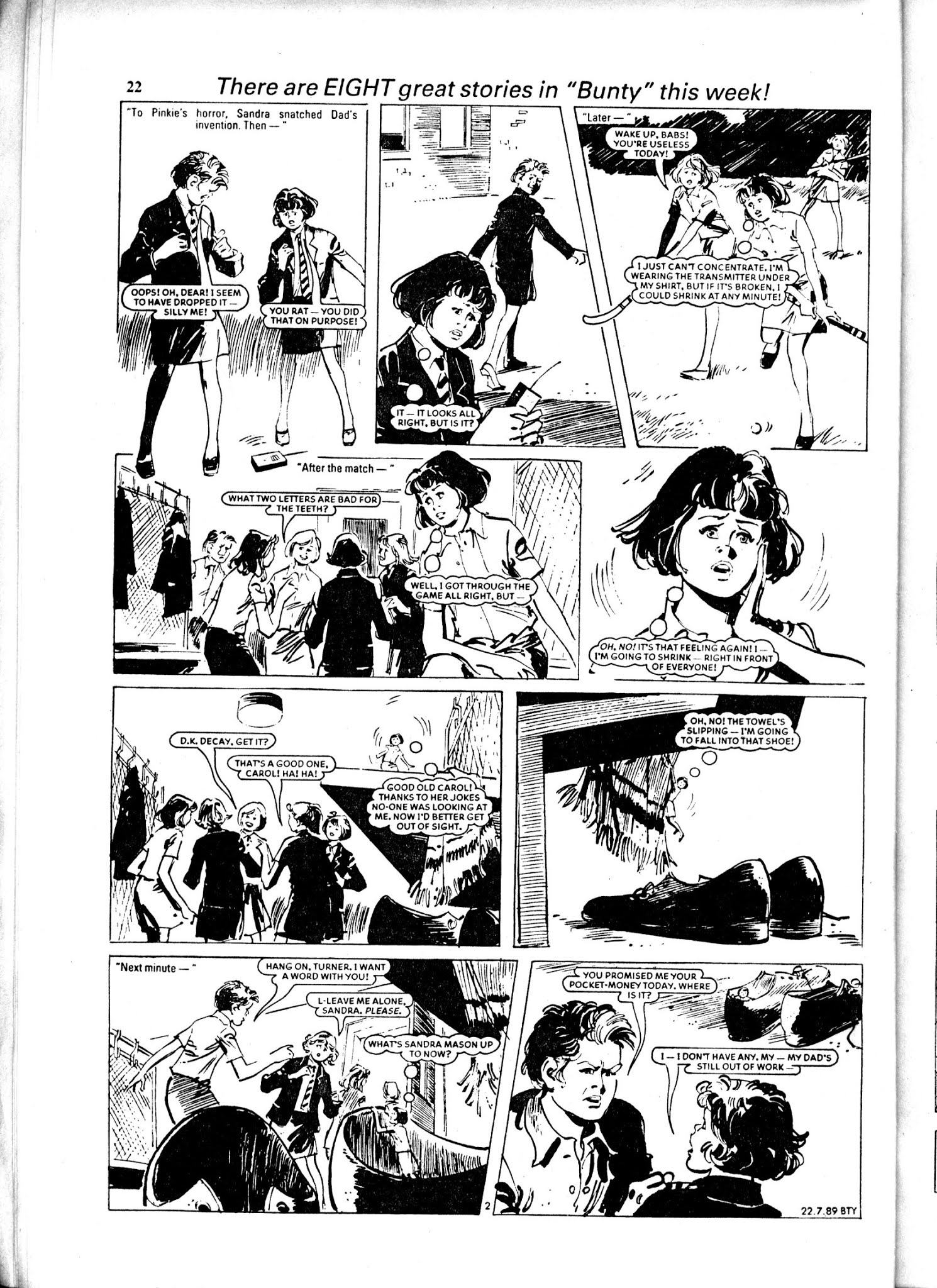 Read online Bunty comic -  Issue #1645 - 22