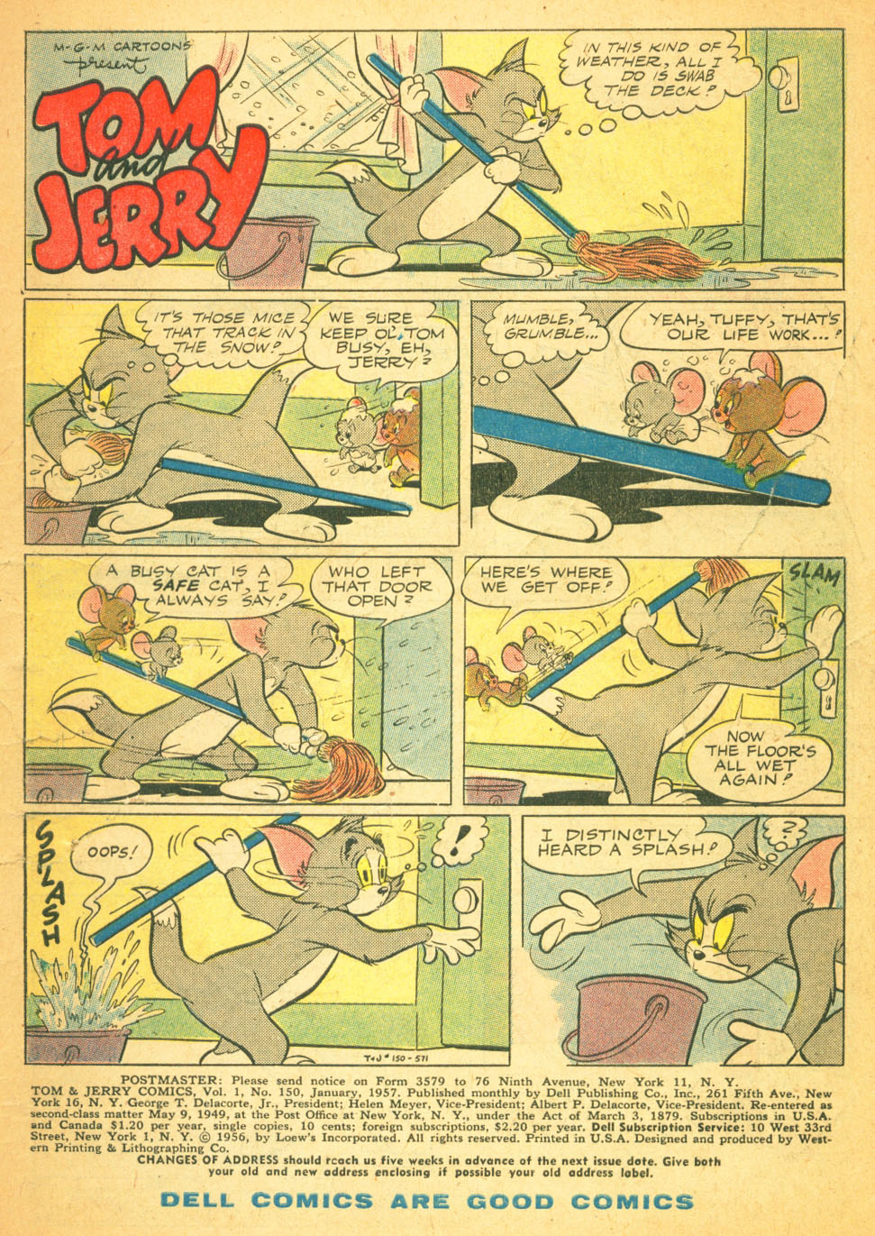 Read online Tom & Jerry Comics comic -  Issue #150 - 3