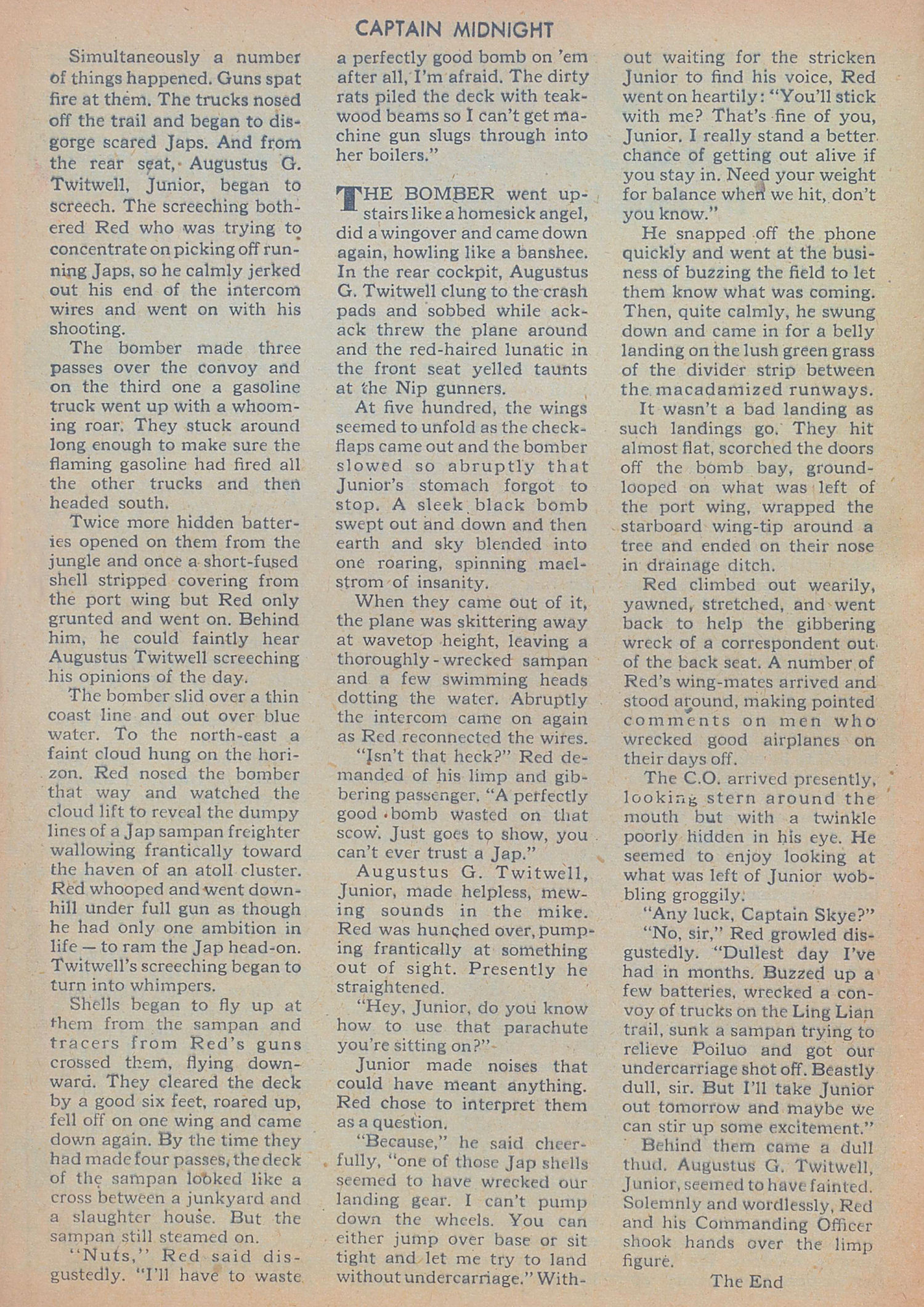 Read online Captain Midnight (1942) comic -  Issue #29 - 24