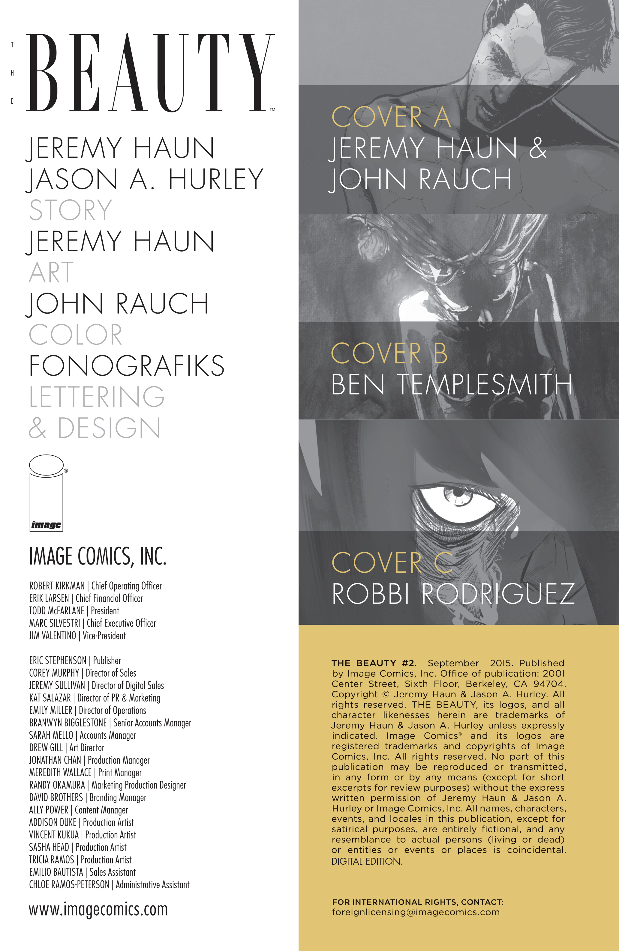 Read online The Beauty comic -  Issue #2 - 2