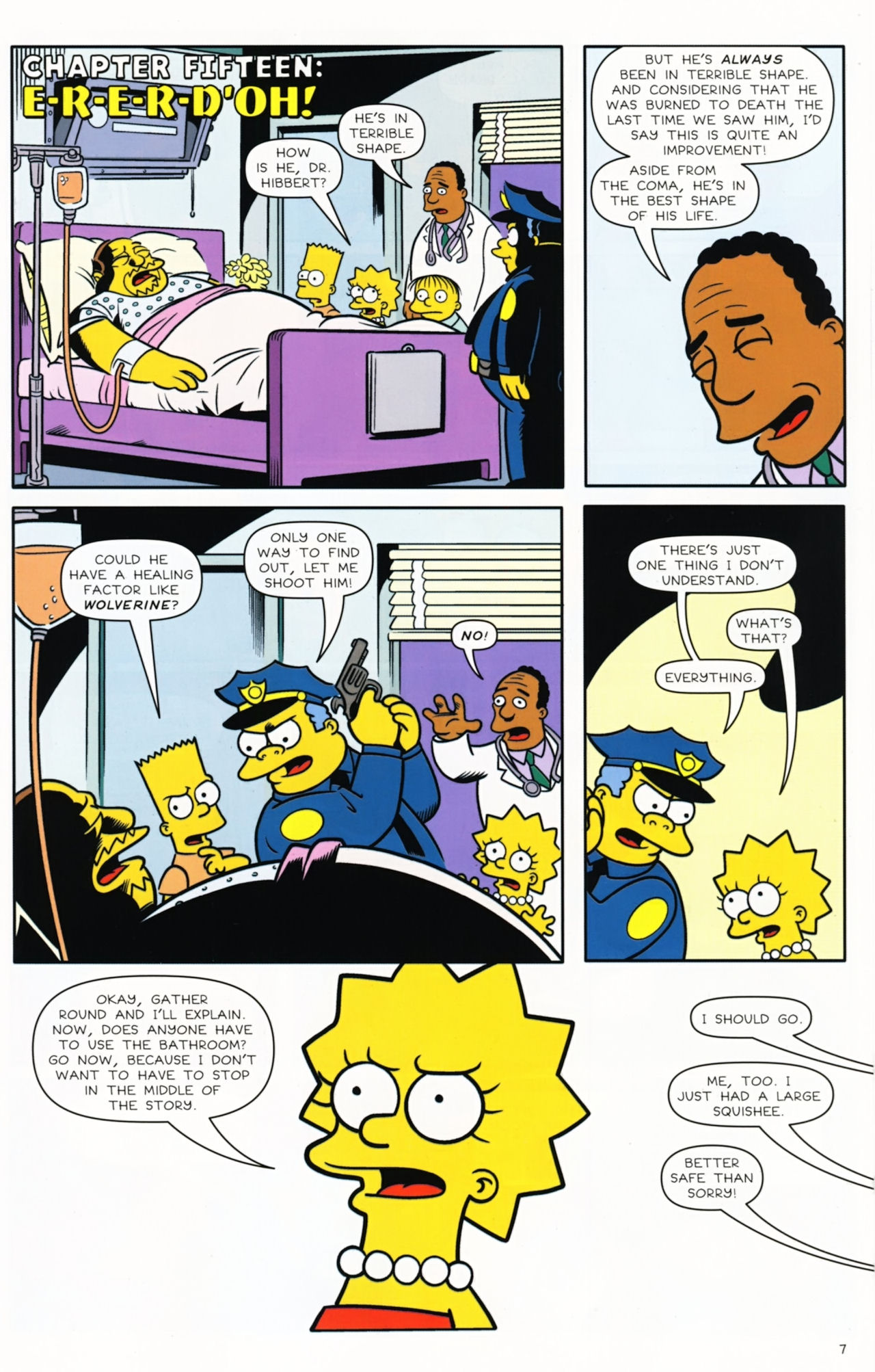 Read online Bongo Comics presents Comic Book Guy: The Comic Book comic -  Issue #5 - 9