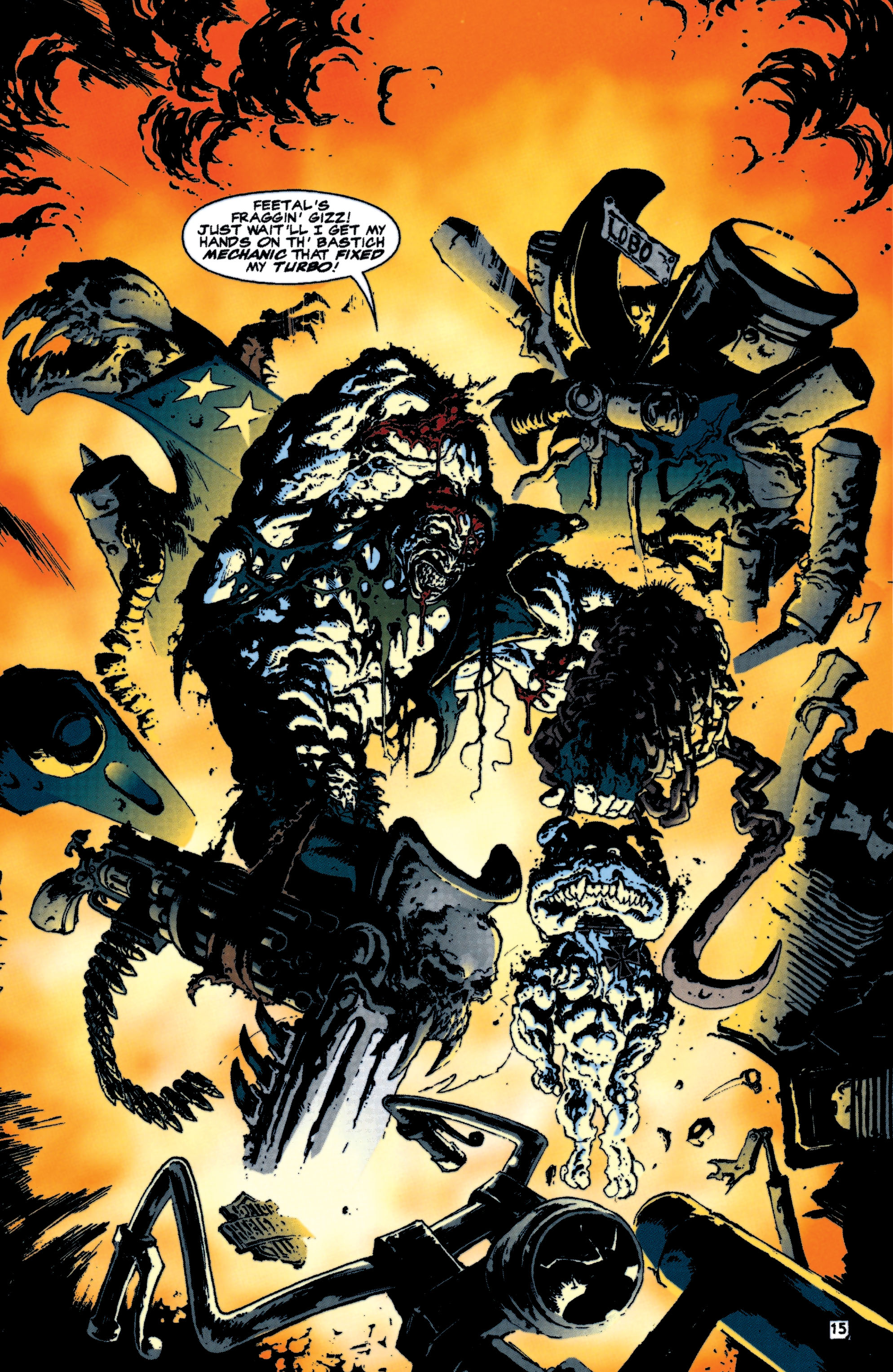 Read online Lobo (1993) comic -  Issue #48 - 16