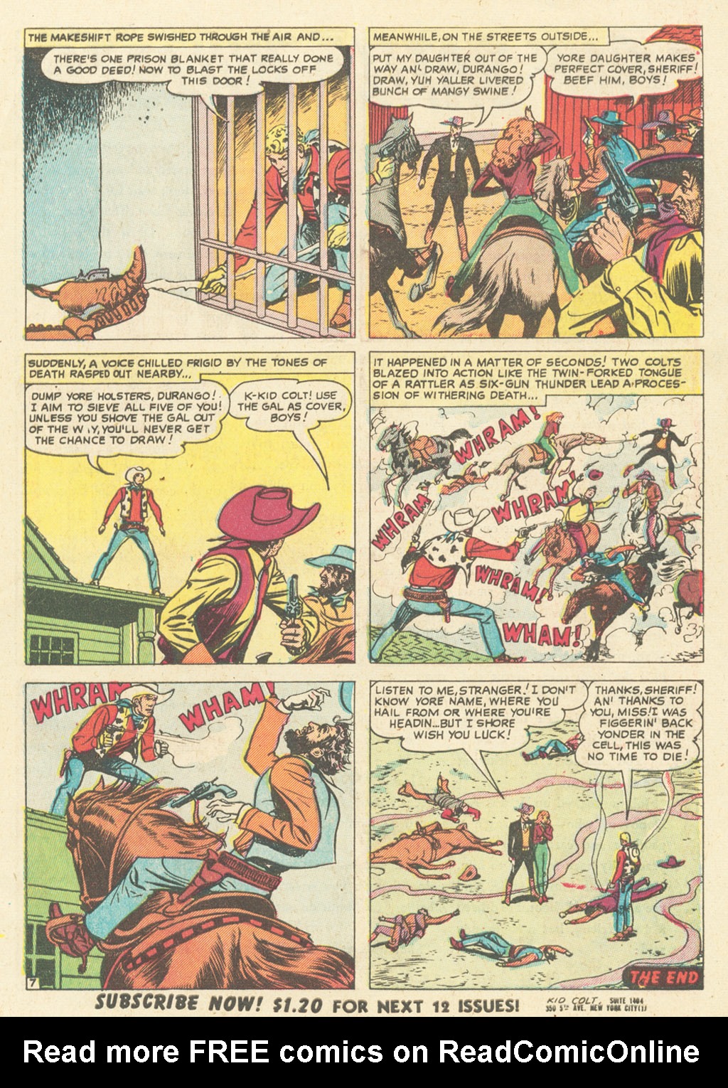 Read online Kid Colt Outlaw comic -  Issue #16 - 9