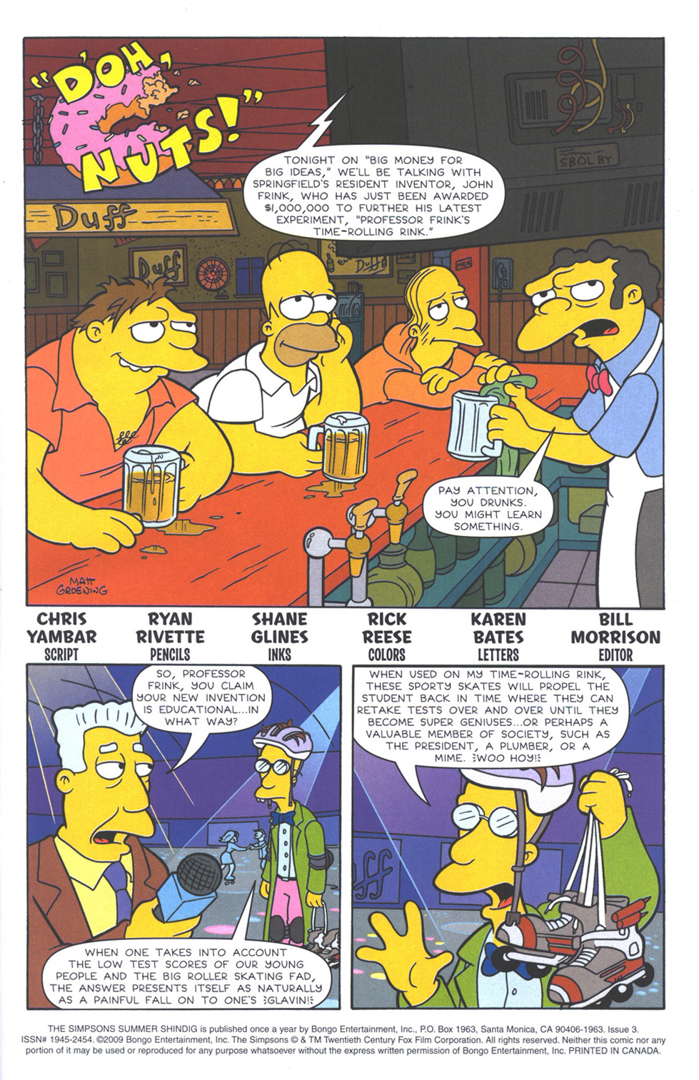 The Simpsons Summer Shindig issue 3 - Page 3