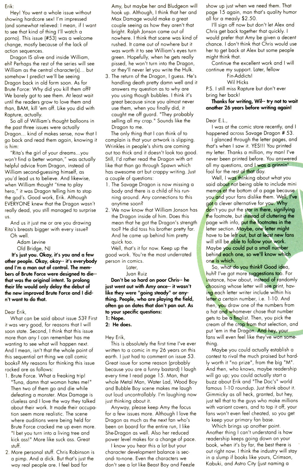 Read online The Savage Dragon (1993) comic -  Issue #55 - 27