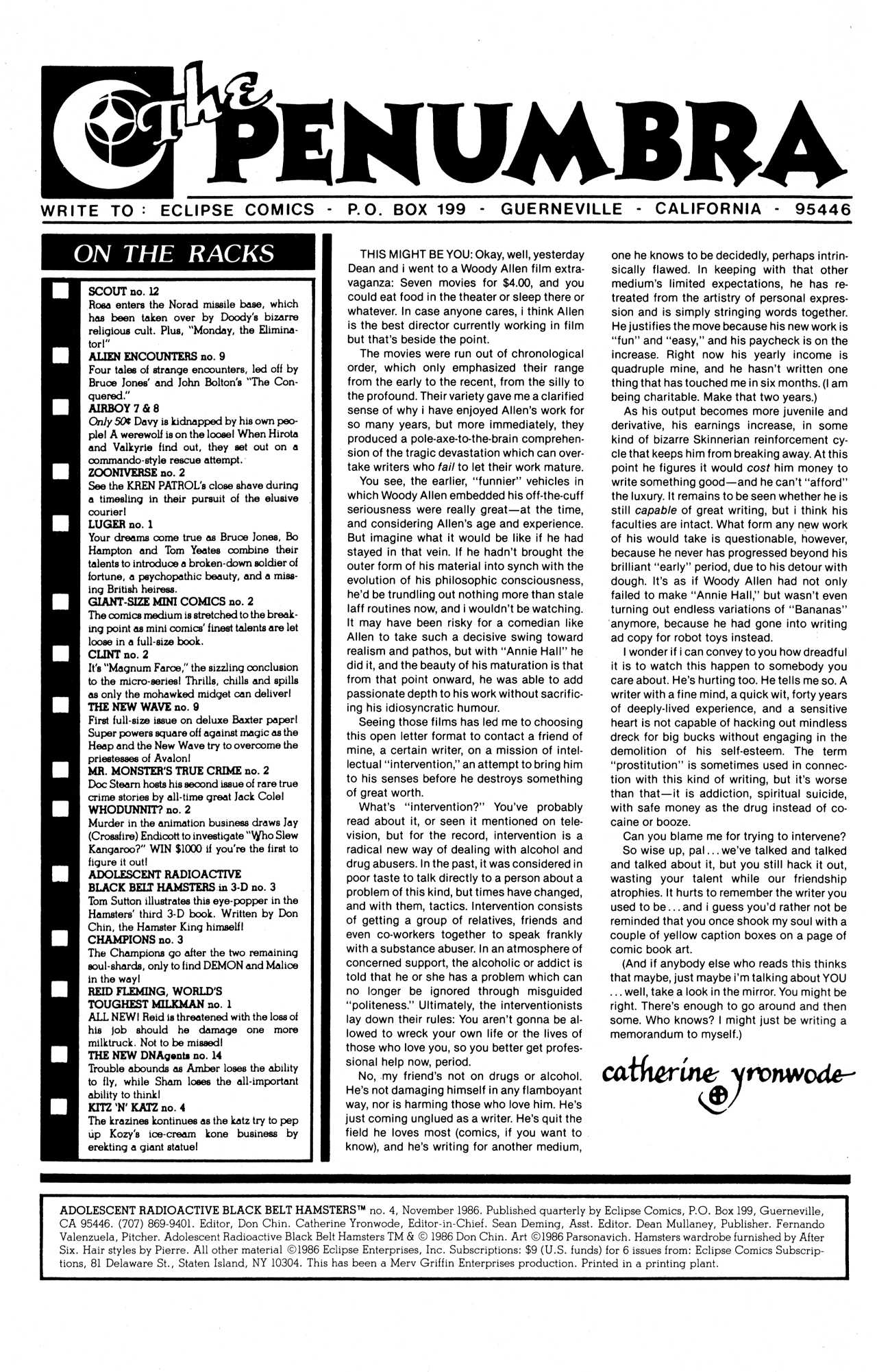 Read online Adolescent Radioactive Black Belt Hamsters comic -  Issue #4 - 2