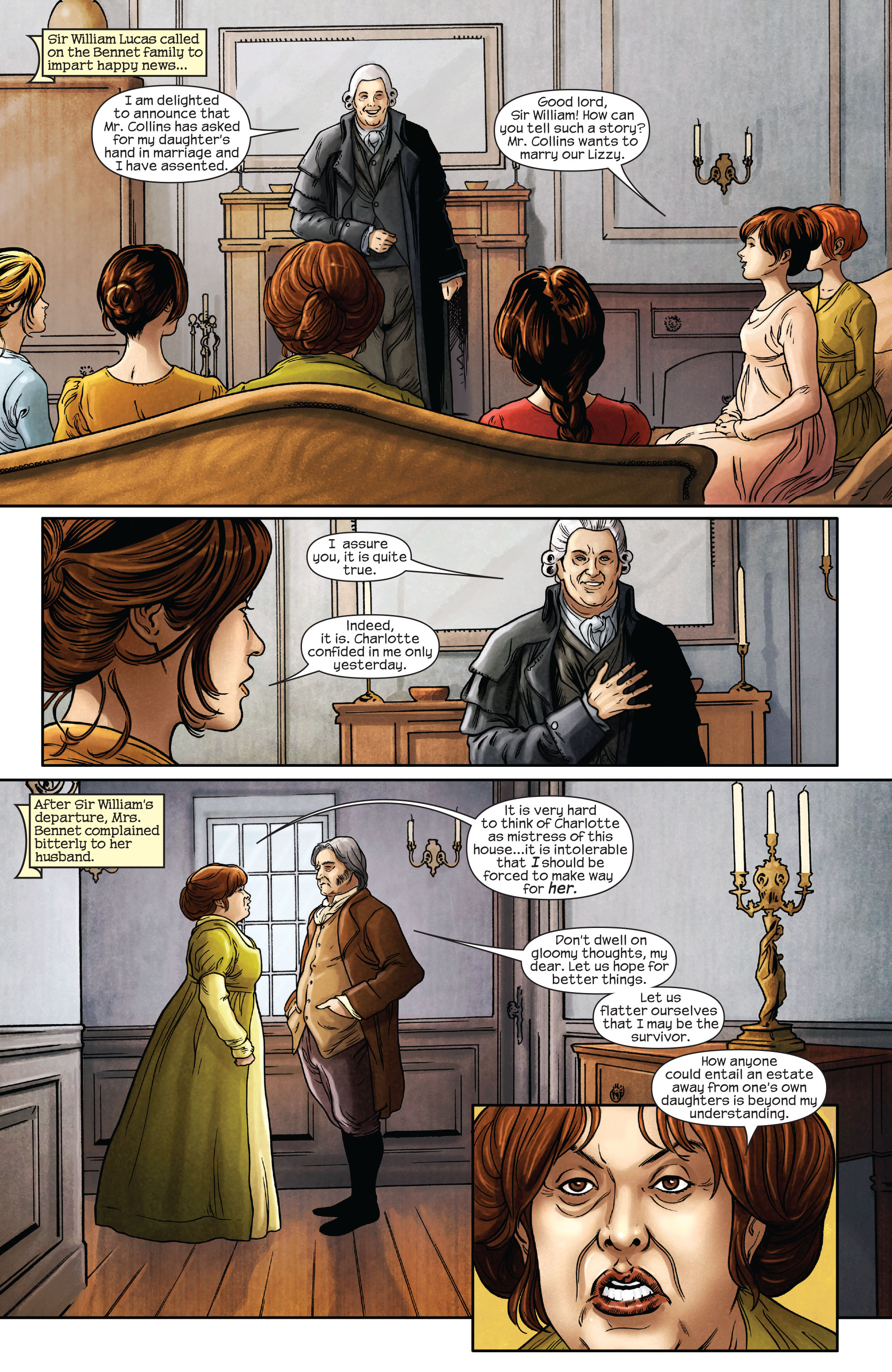 Read online Pride & Prejudice (2009) comic -  Issue #3 - 3