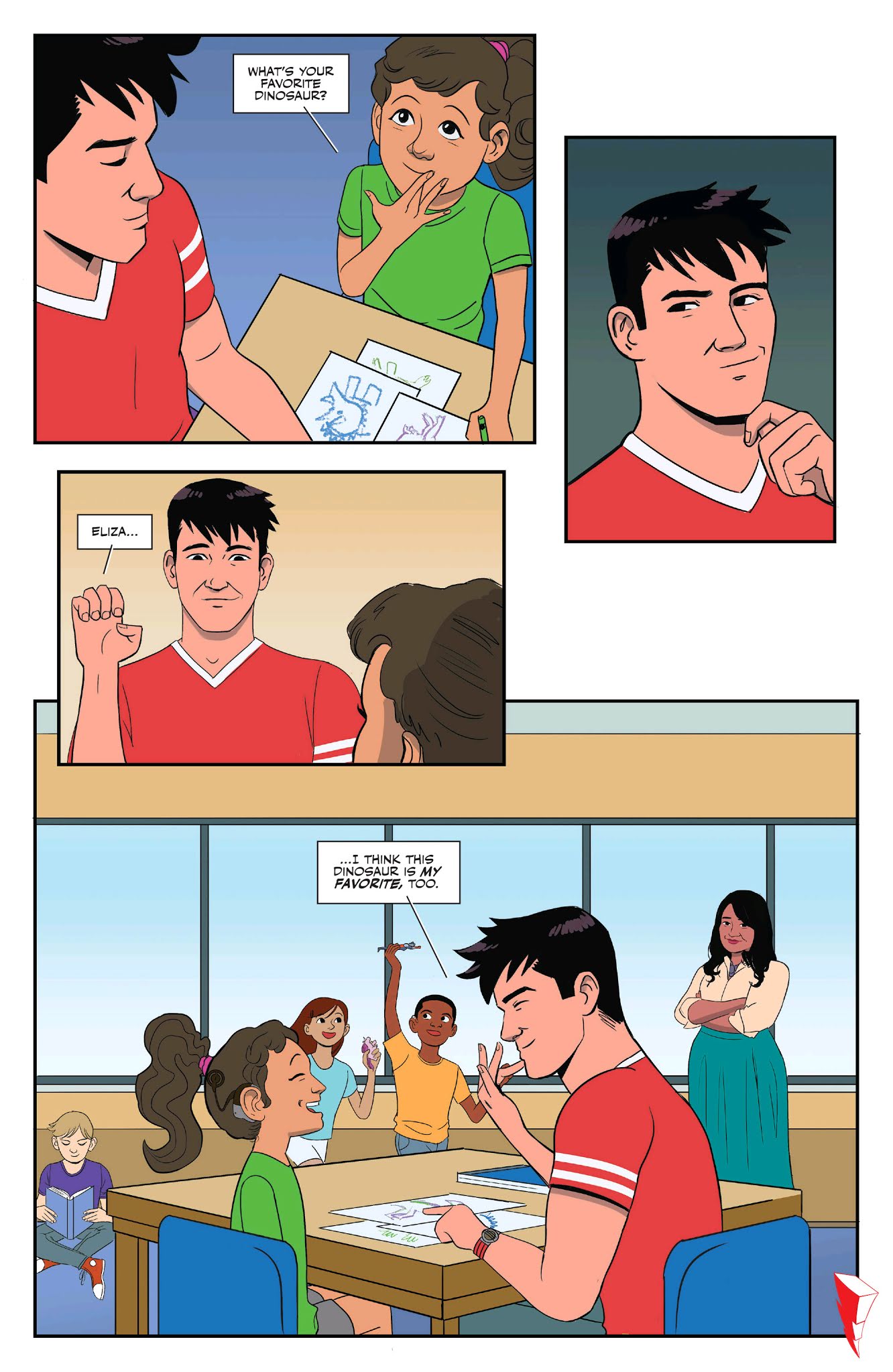 Read online Saban's Go Go Power Rangers: Back To School comic -  Issue # Full - 9