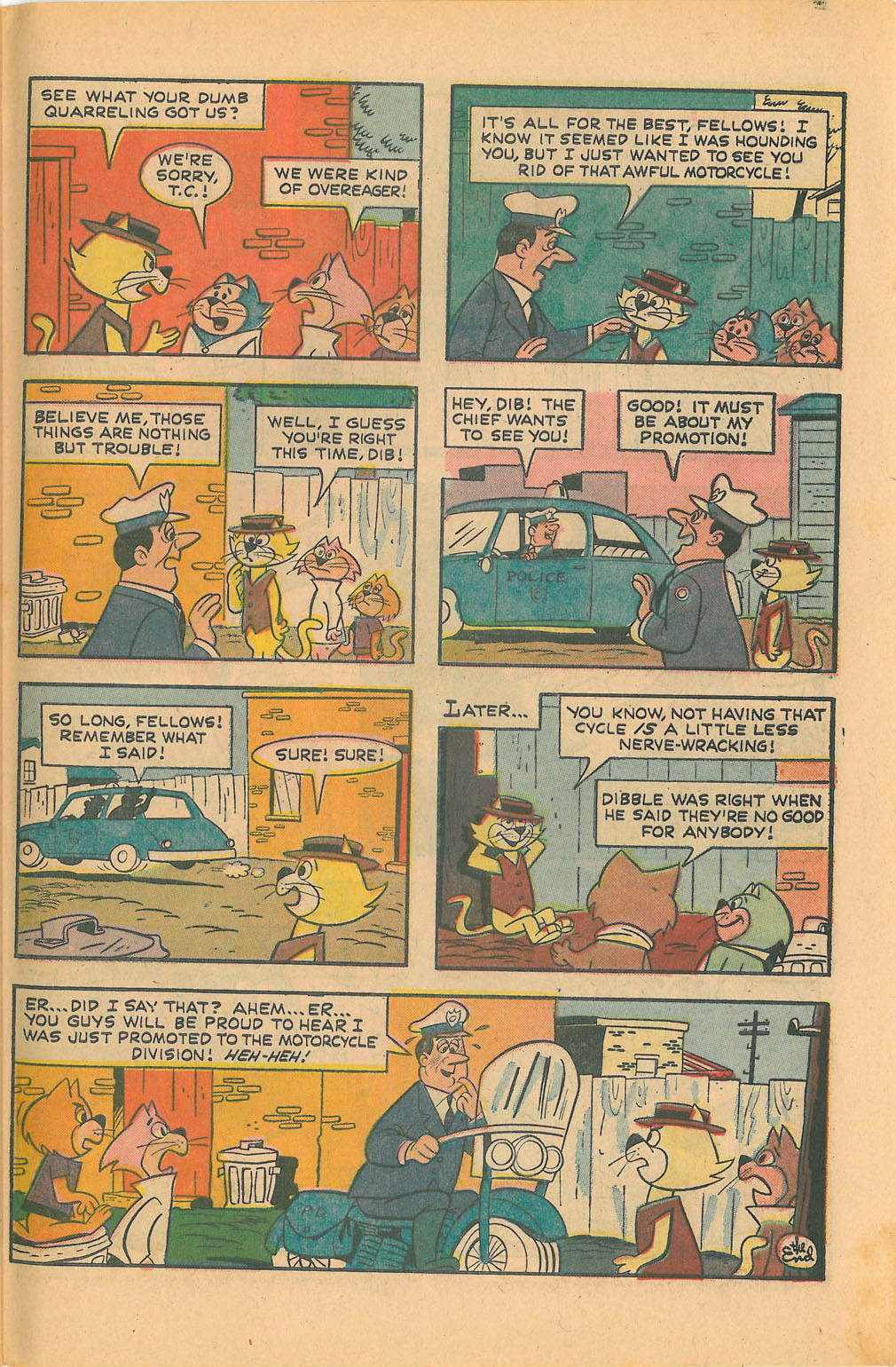 Read online Top Cat (1962) comic -  Issue #29 - 31