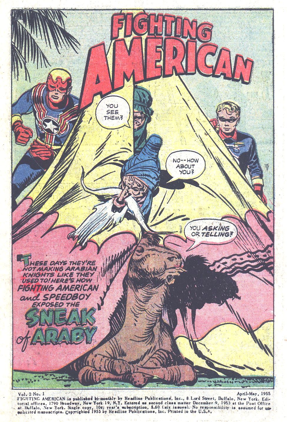 Read online Fighting American (1954) comic -  Issue #7 - 3