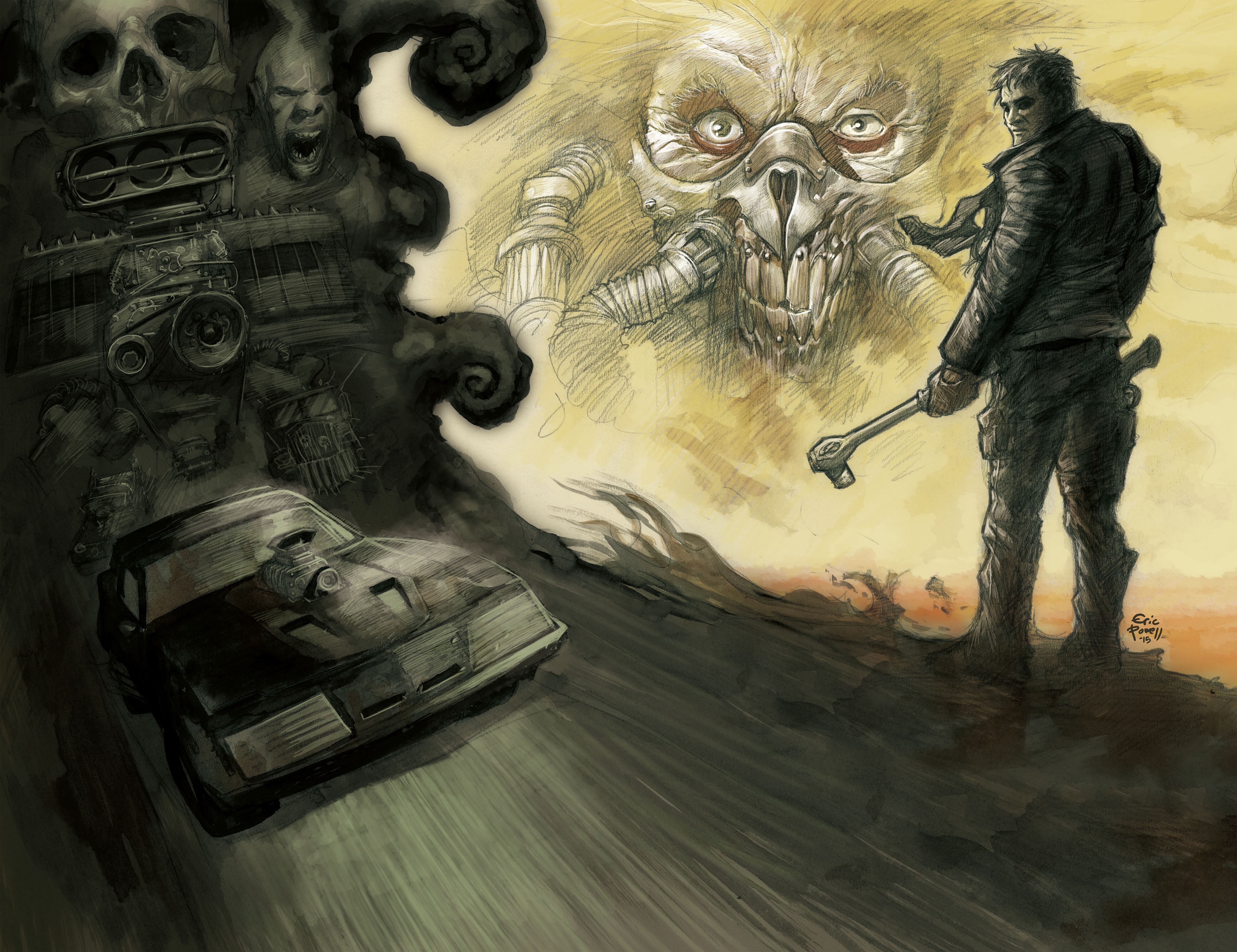Read online Mad Max: Fury Road Inspired Artists Deluxe Edition comic -  Issue # TPB - 62