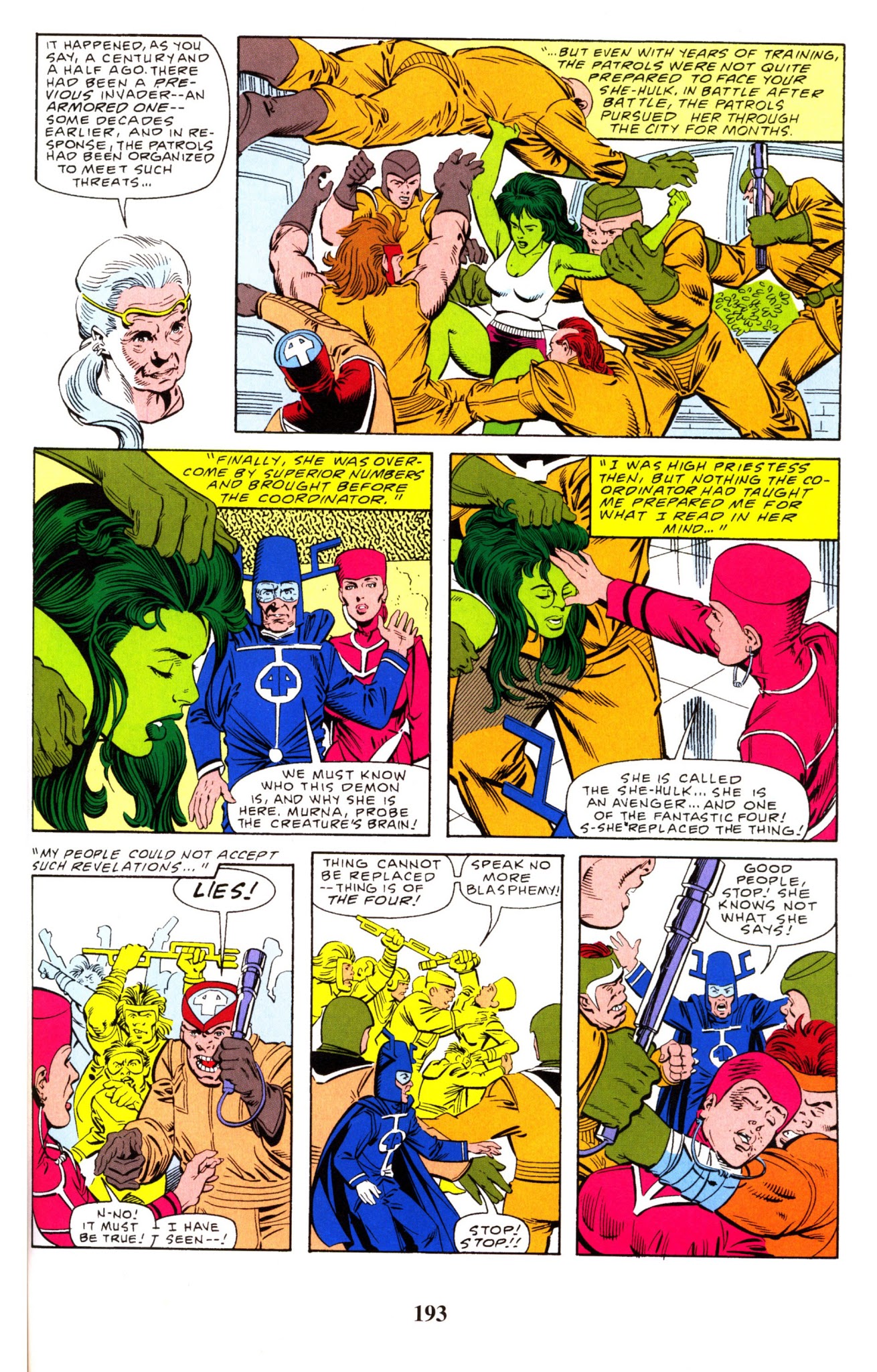 Read online Fantastic Four Visionaries: John Byrne comic -  Issue # TPB 8 - 193