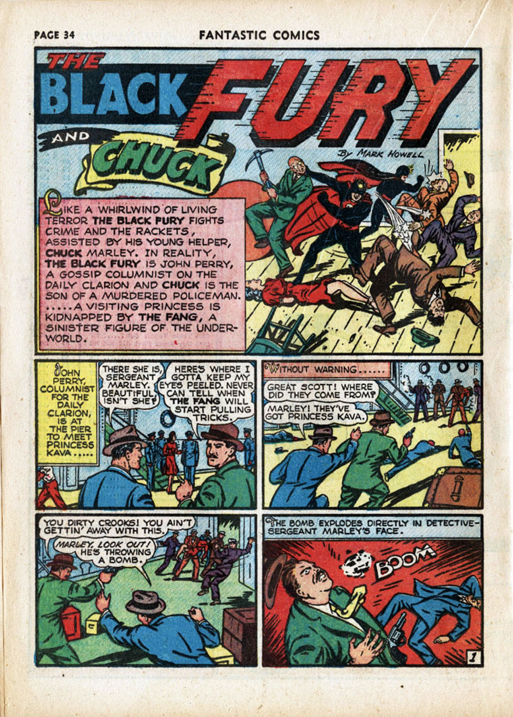 Read online Fantastic Comics comic -  Issue #17 - 35