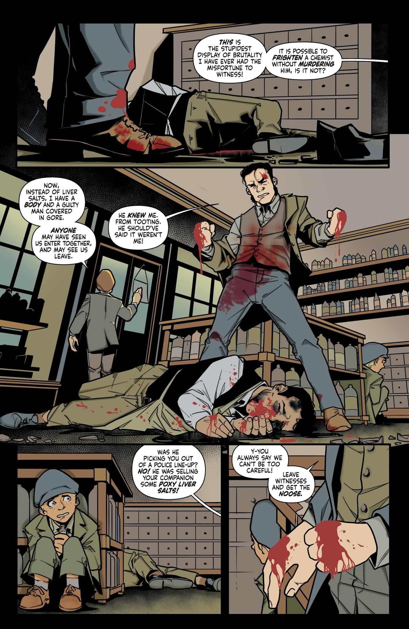 Read online Sherlock Holmes: The Vanishing Man comic -  Issue #1 - 21
