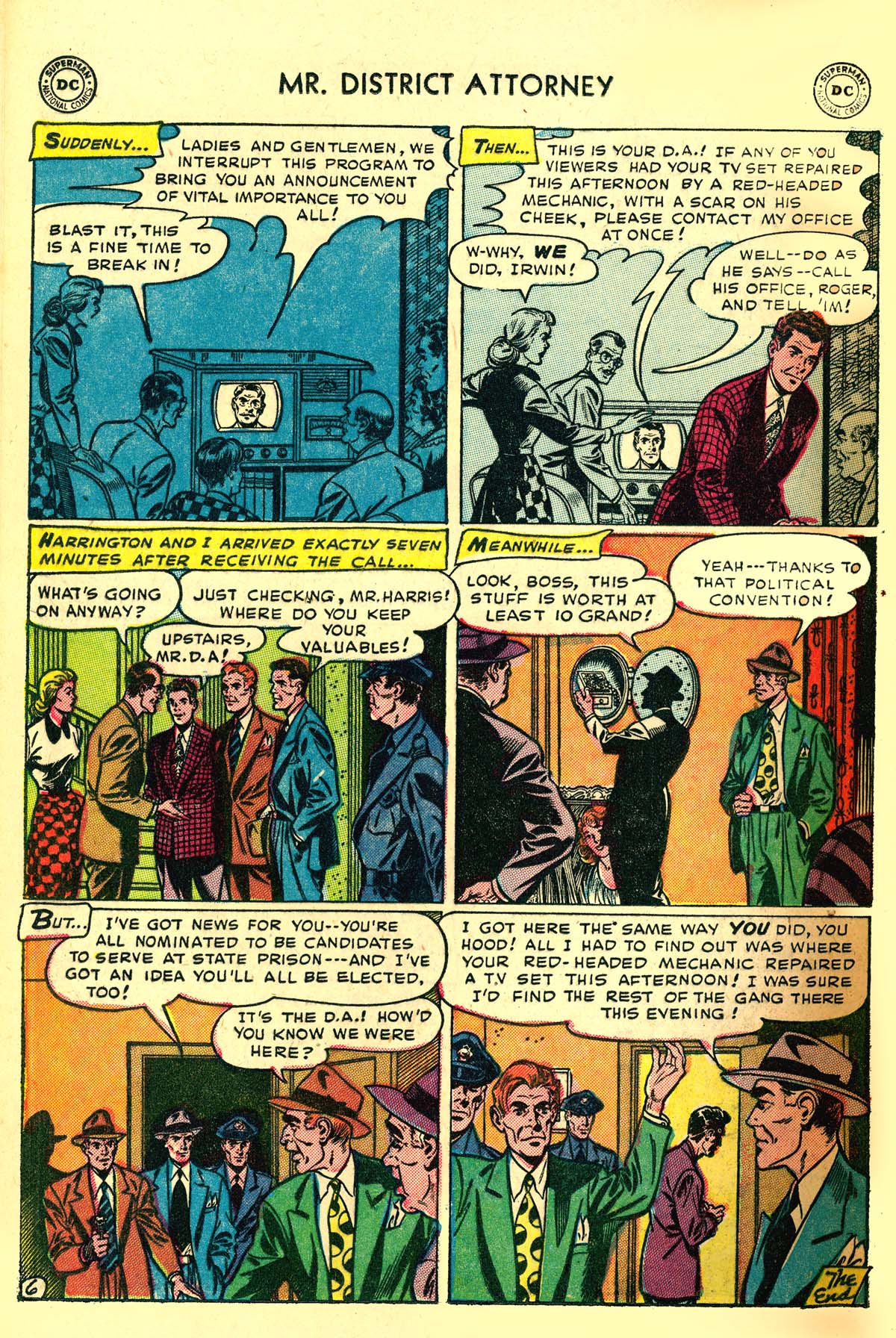 Read online Mr. District Attorney comic -  Issue #32 - 16