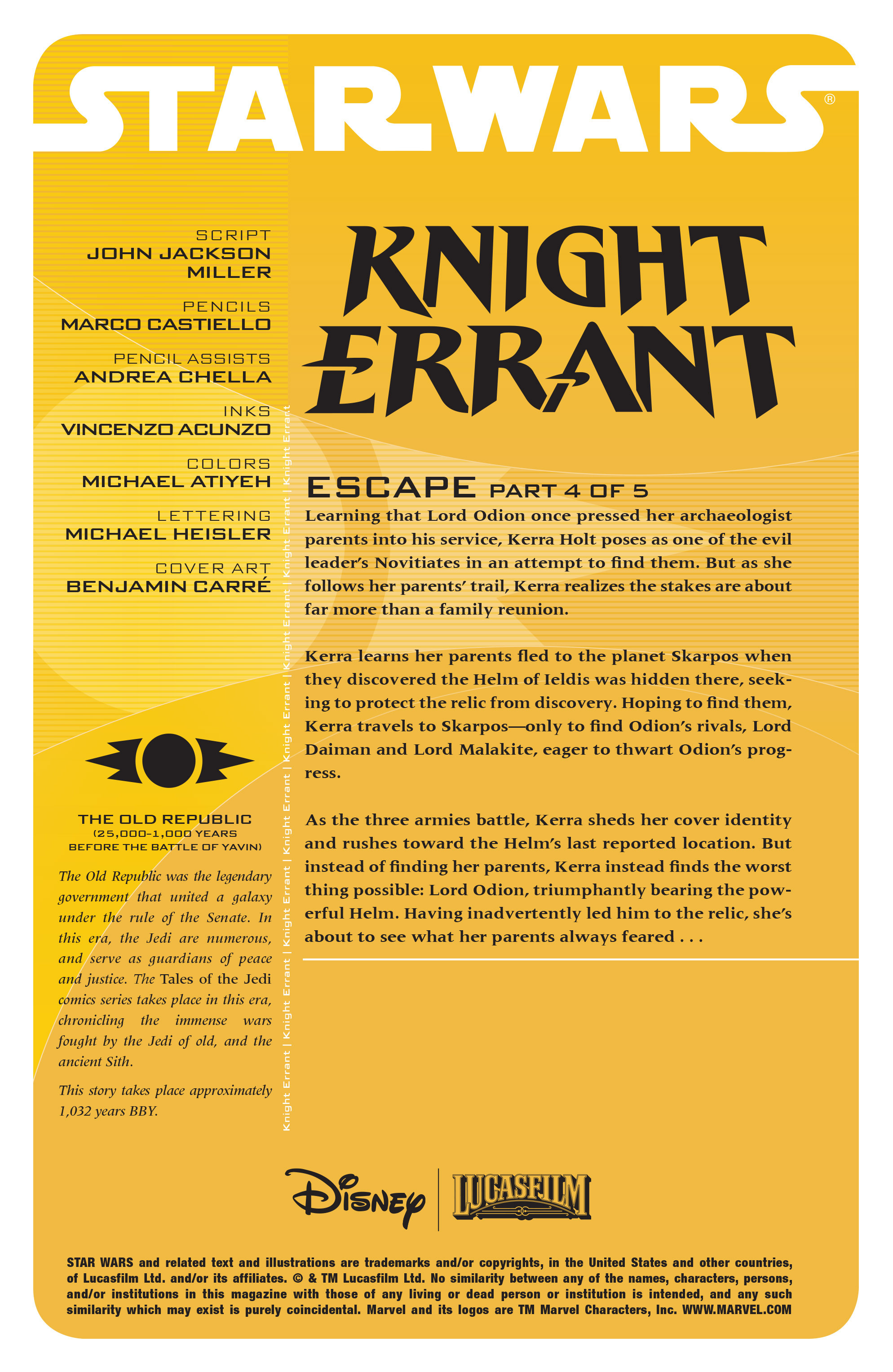 Read online Star Wars: Knight Errant - Escape comic -  Issue #4 - 2