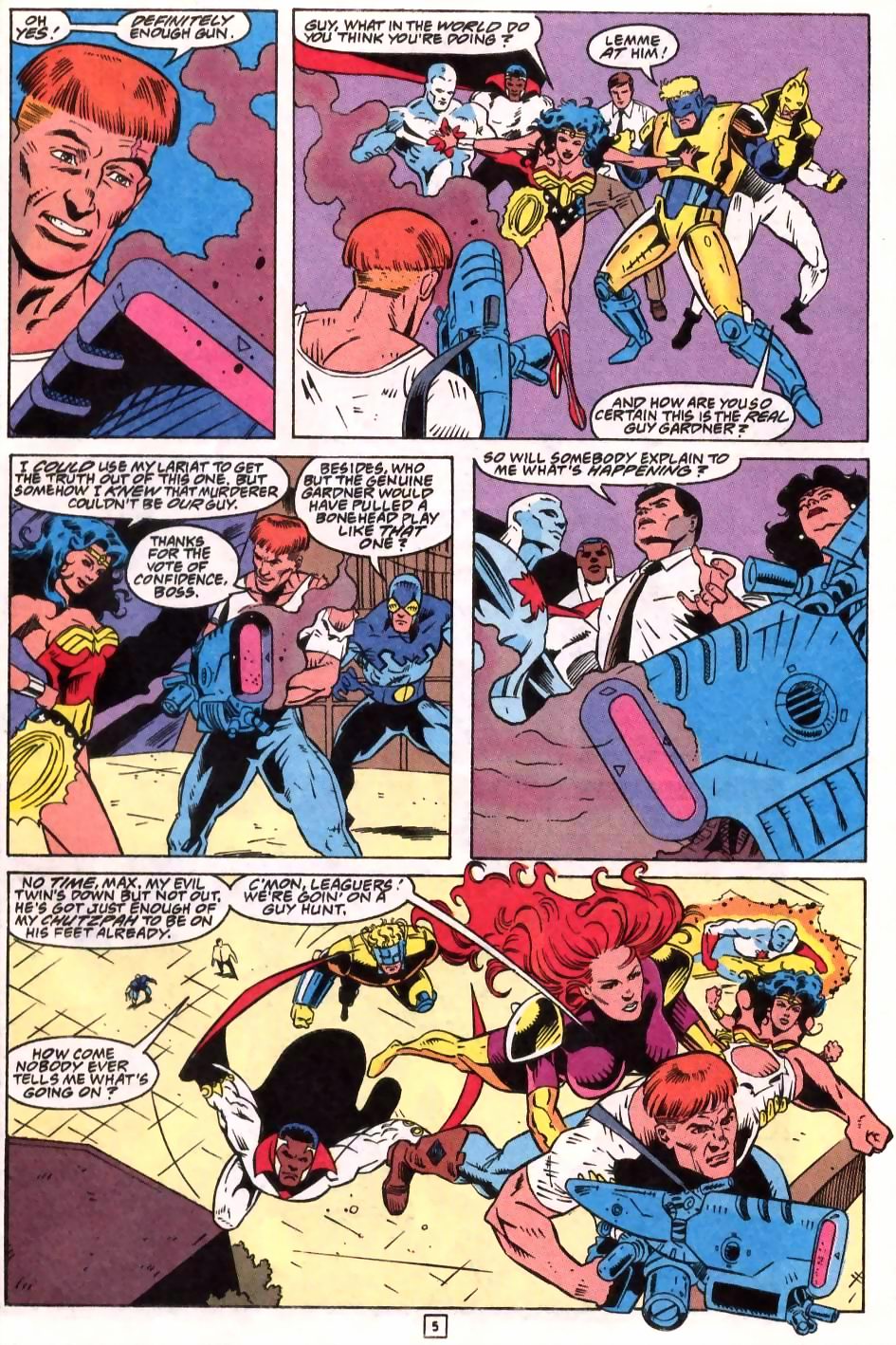 Read online Justice League America comic -  Issue #83b - 5