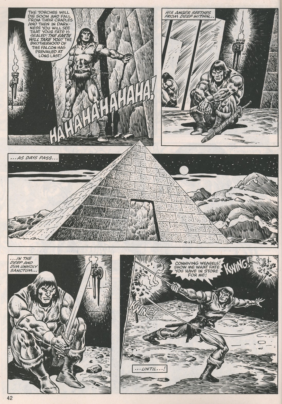 Read online The Savage Sword Of Conan comic -  Issue #116 - 42