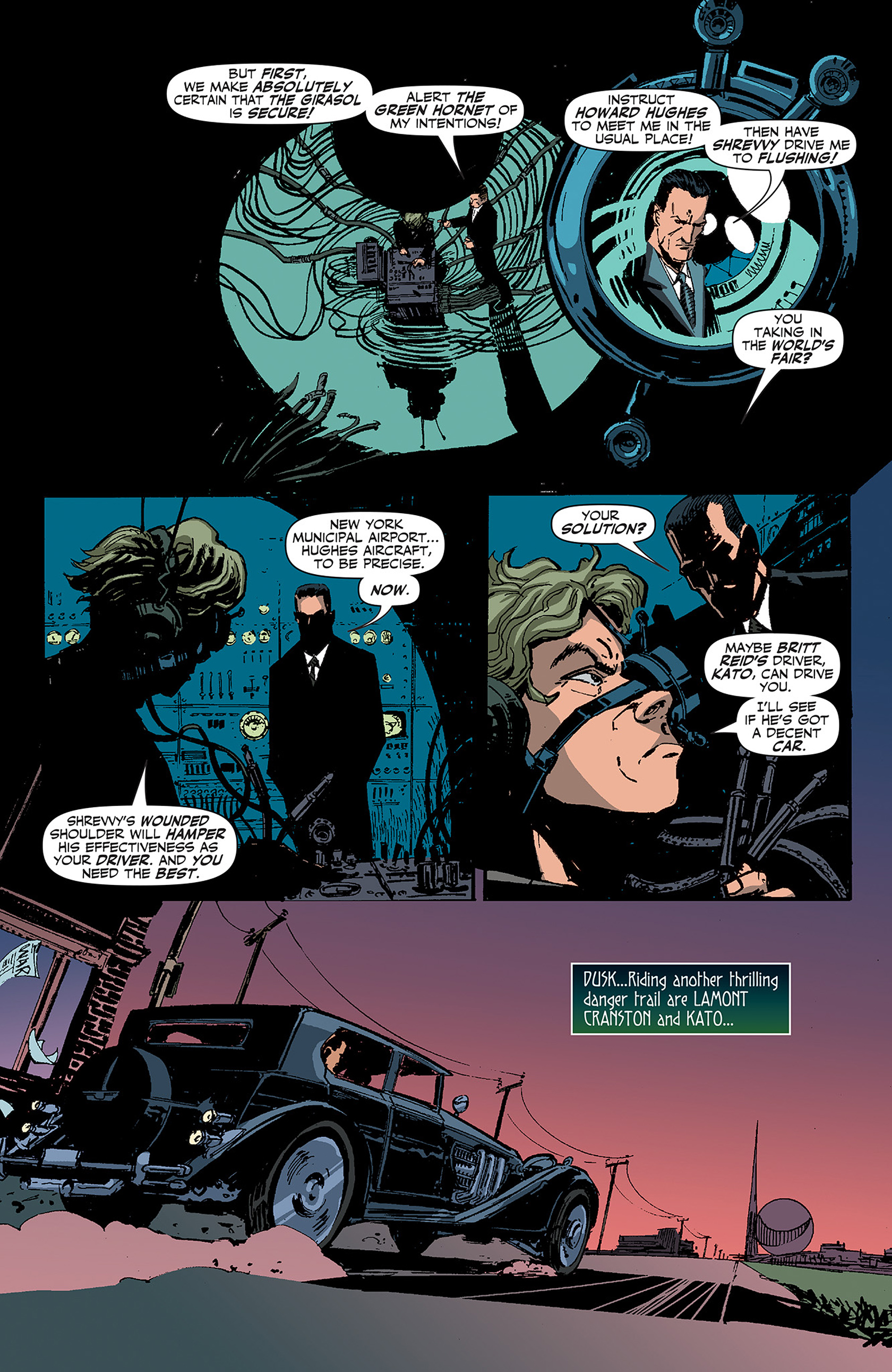 Read online The Shadow/Green Hornet: Dark Nights comic -  Issue #3 - 17