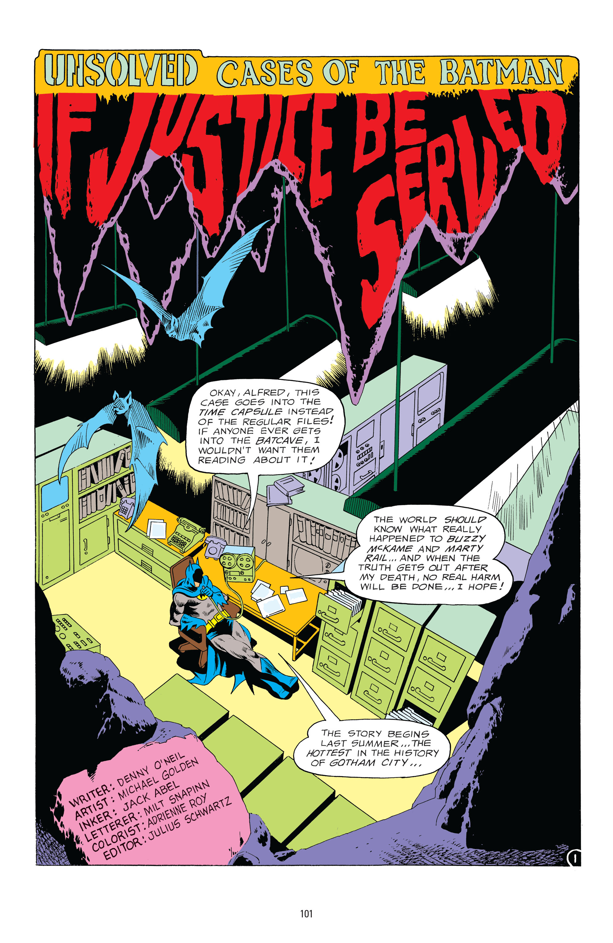 Read online Legends of the Dark Knight: Michael Golden comic -  Issue # TPB (Part 1) - 100
