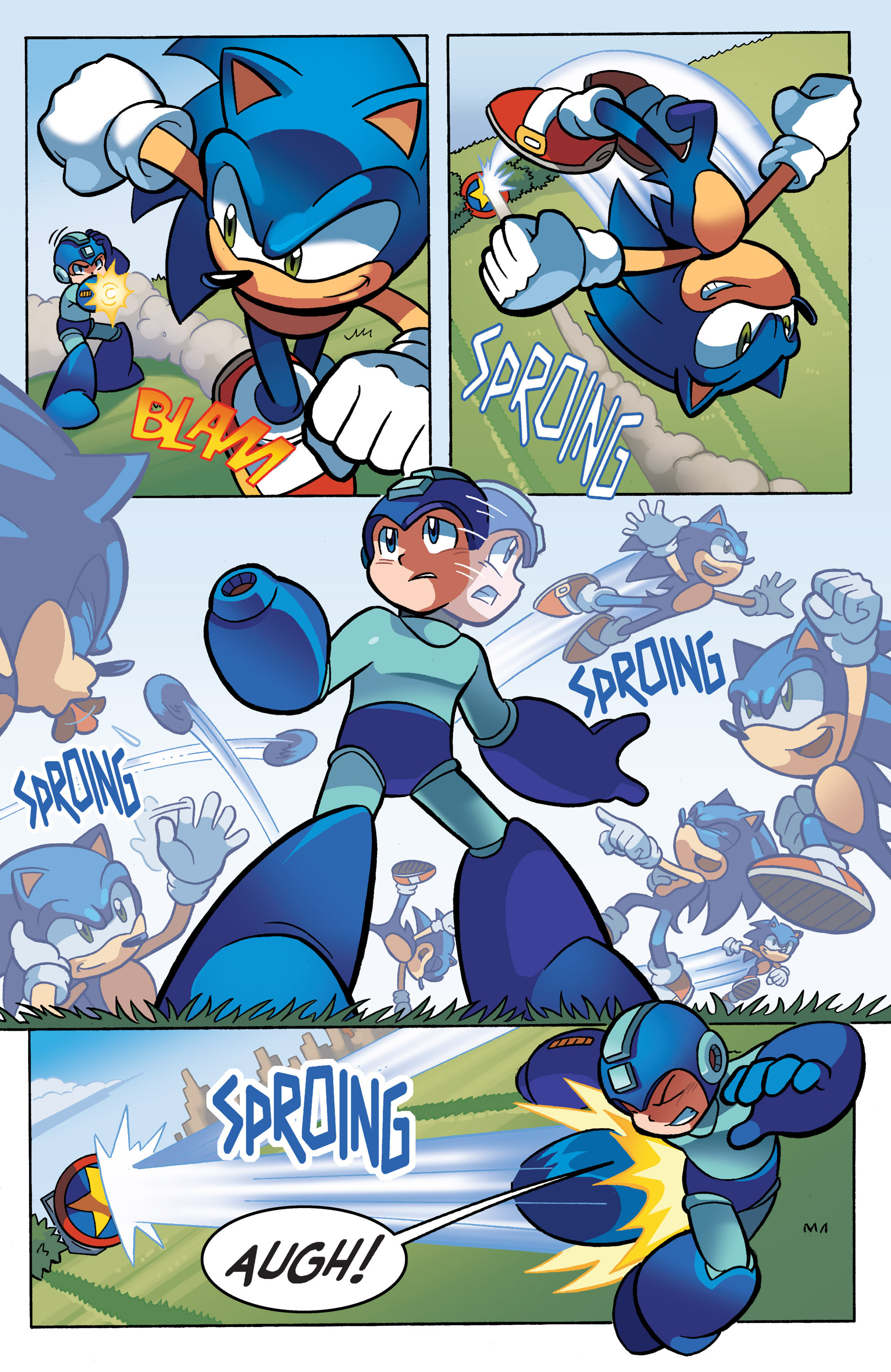 Read online Sonic Mega Man Worlds Collide comic -  Issue # Vol 1 - 70