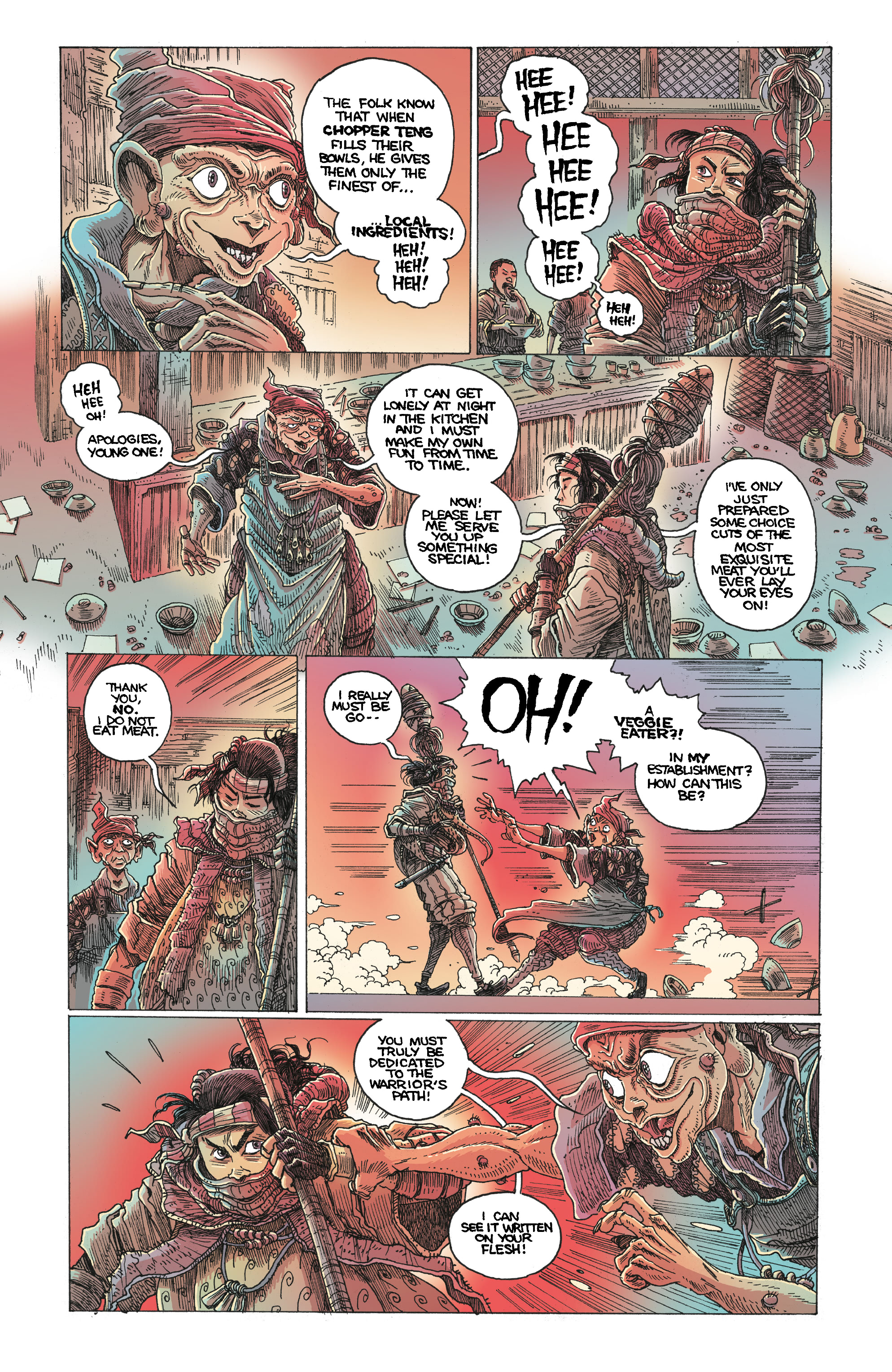 Read online Orphan and the Five Beasts comic -  Issue #3 - 16
